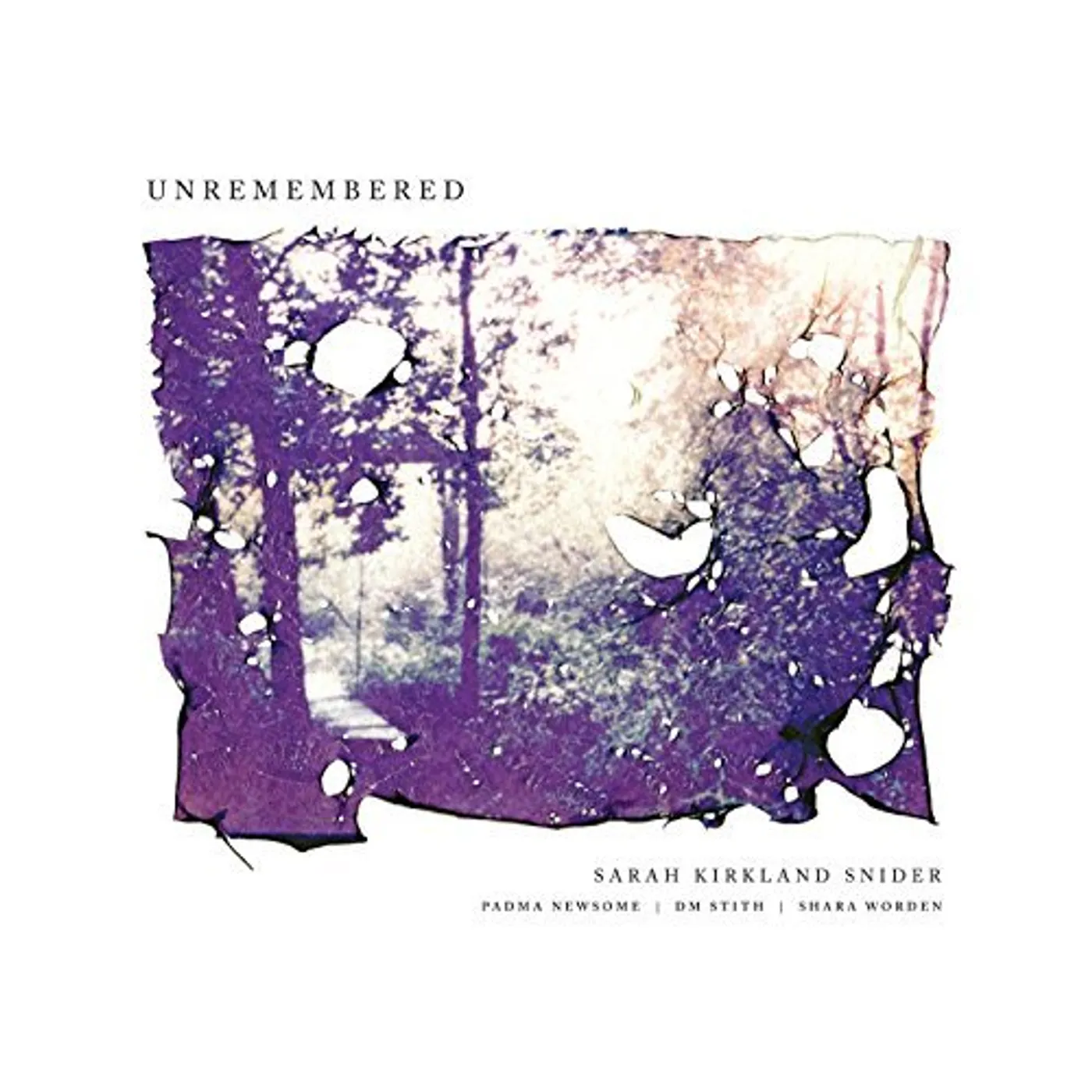 Sarah Kirkland Snider Unremembered Vinyl Record