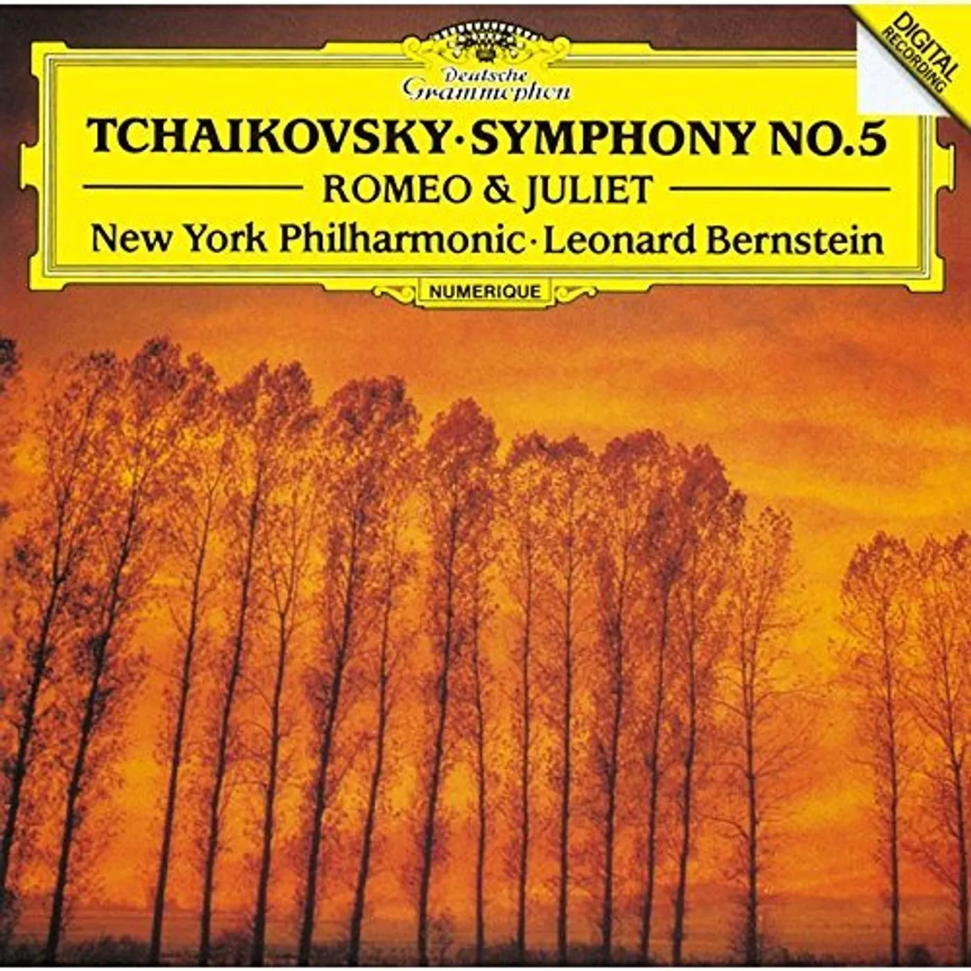 Leonard Bernstein TCHAIKOVSKY: SYMPHONY NO.5 / ROMEO & JULIET CD