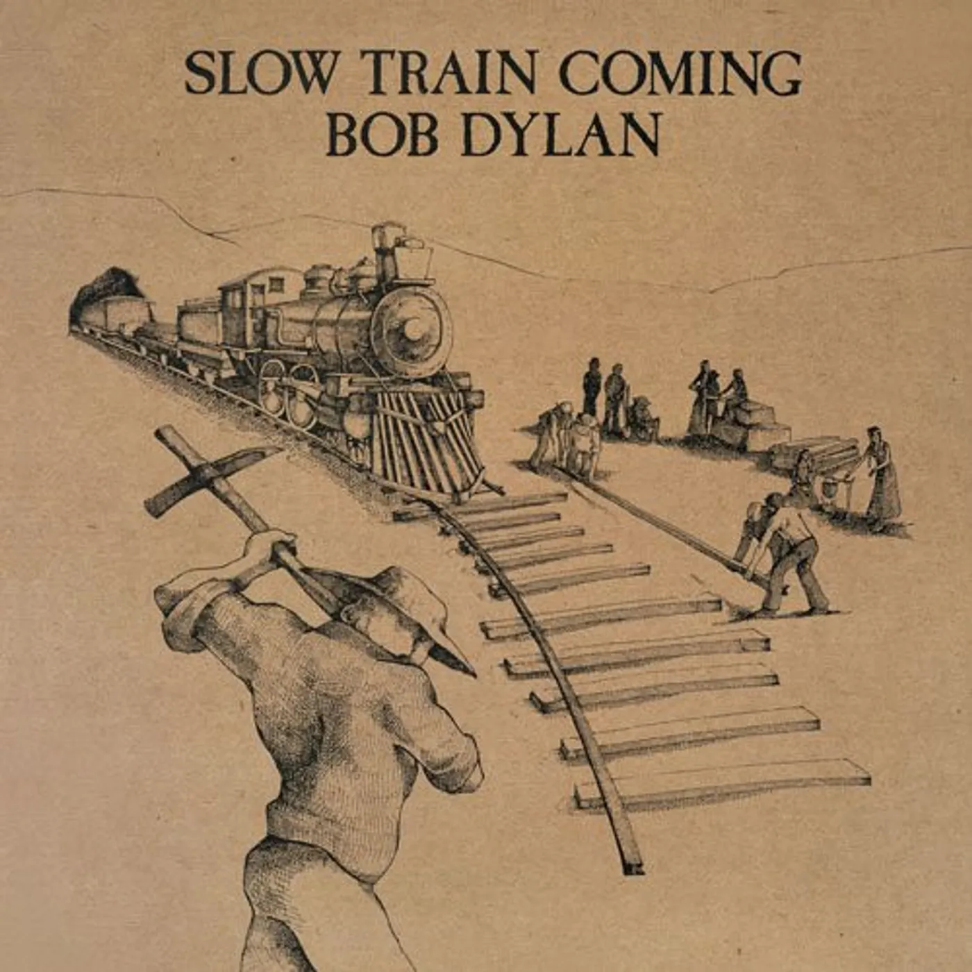 Bob Dylan SLOW TRAIN COMING Vinyl Record - Holland Release