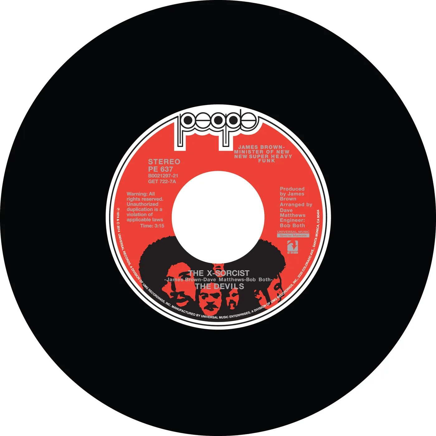 DEVILS X-SORCIST / HIP HUG-HER Vinyl Record