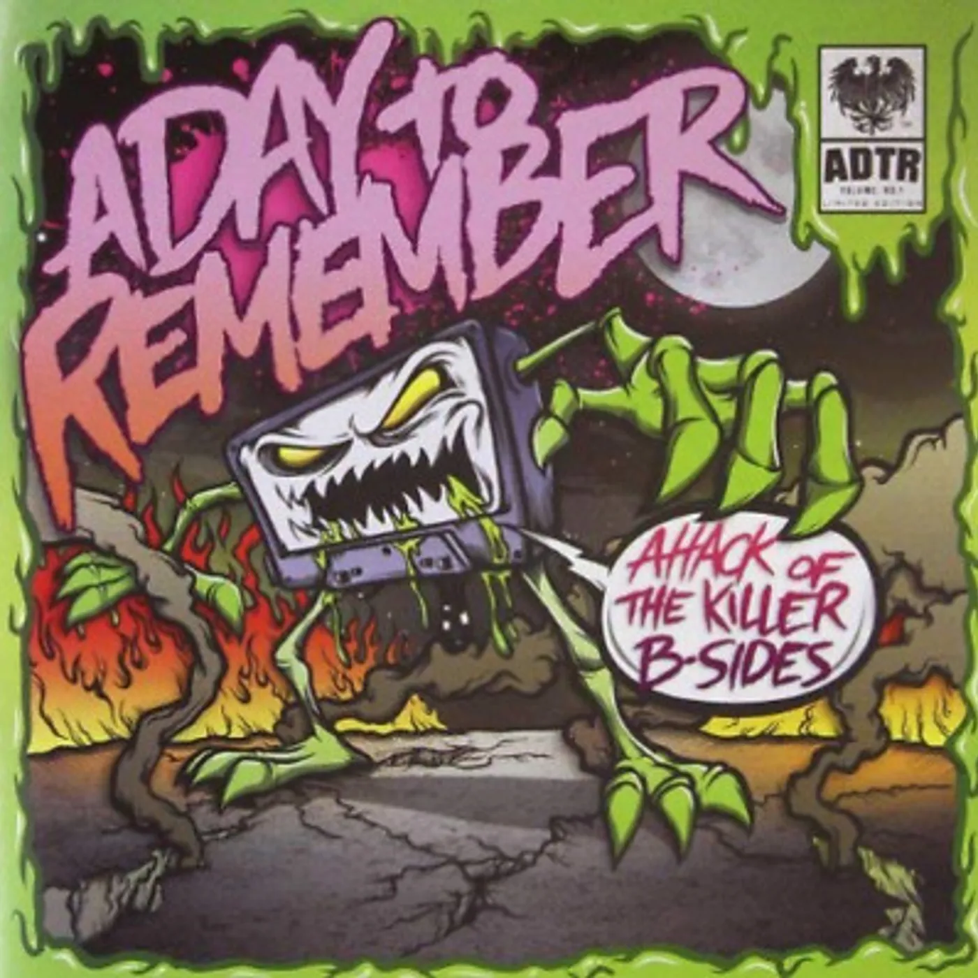 A Day To Remember ATTACK OF THE KILLER B-SIDES Vinyl Record - UK Release