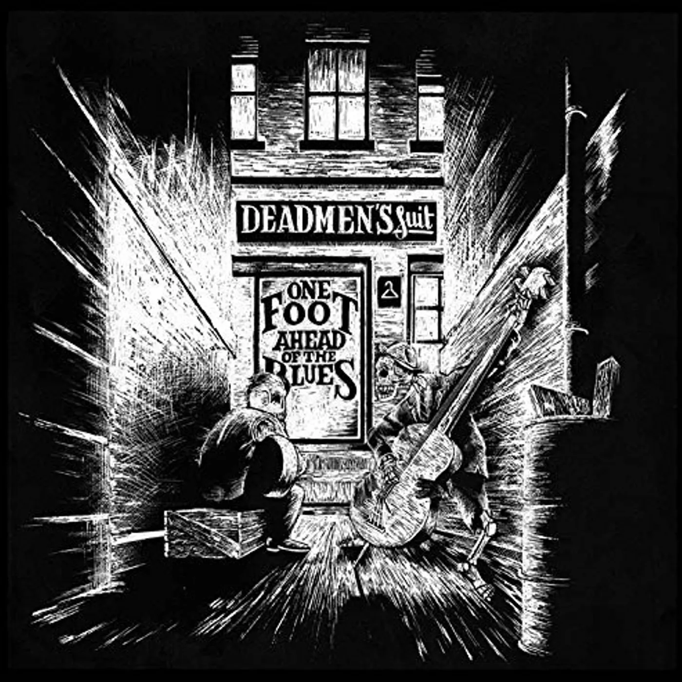 DEADMEN'S SUIT ONE FOOT AHEAD OF THE BLUES (BLUE VINYL) Vinyl Record