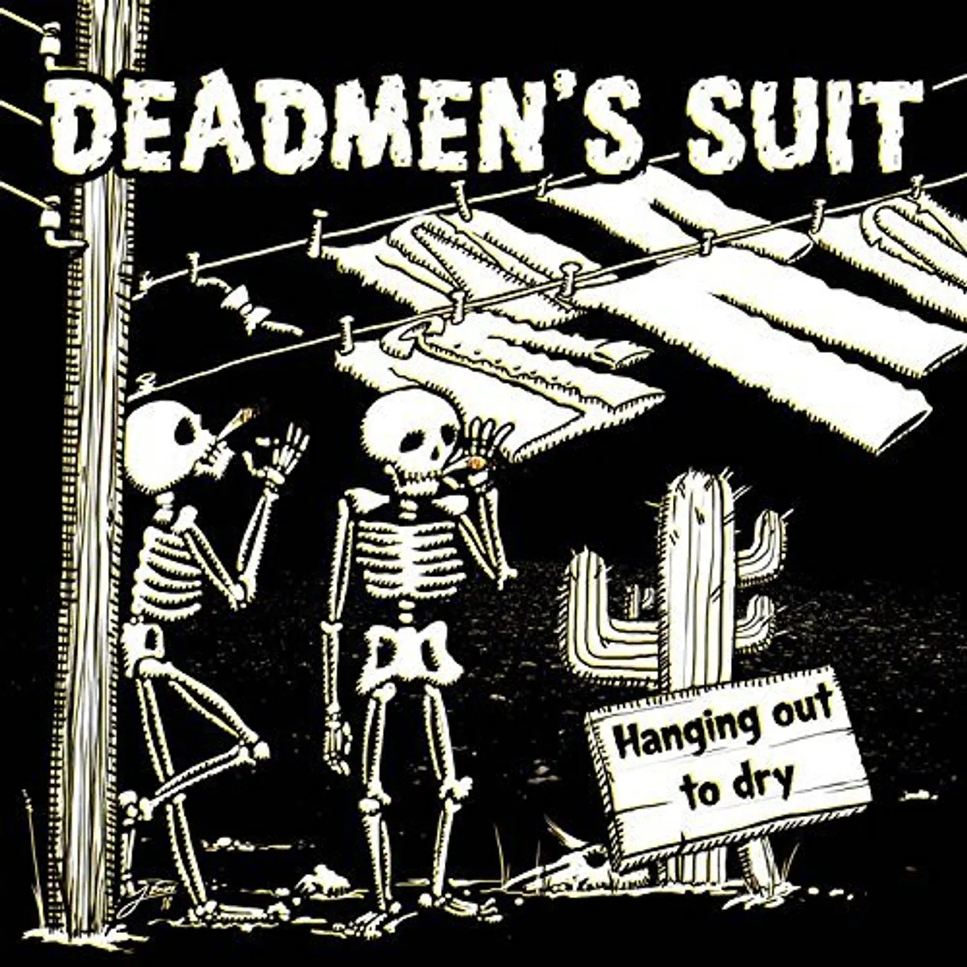 DEADMEN'S SUIT HANGING OUT TO DRY (TRANSPARENT RED VINYL) Vinyl Record