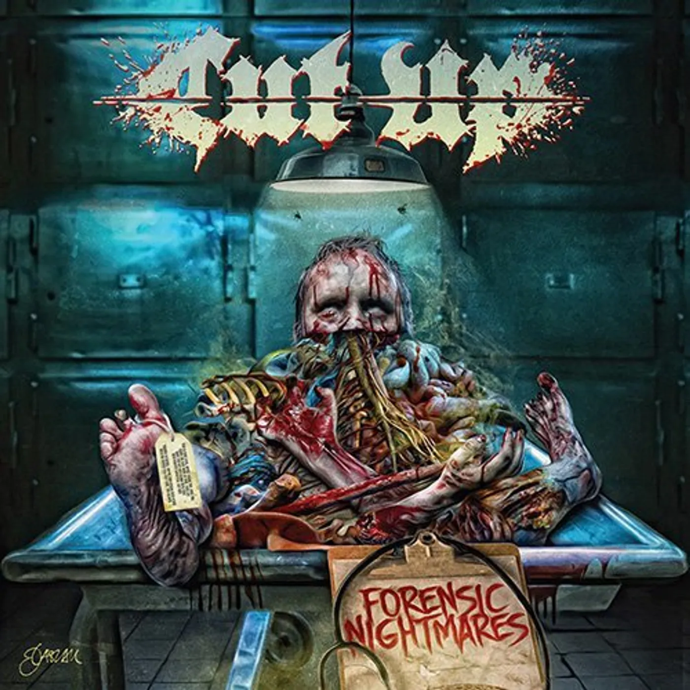 Cut Up Forensic Nightmares Vinyl Record
