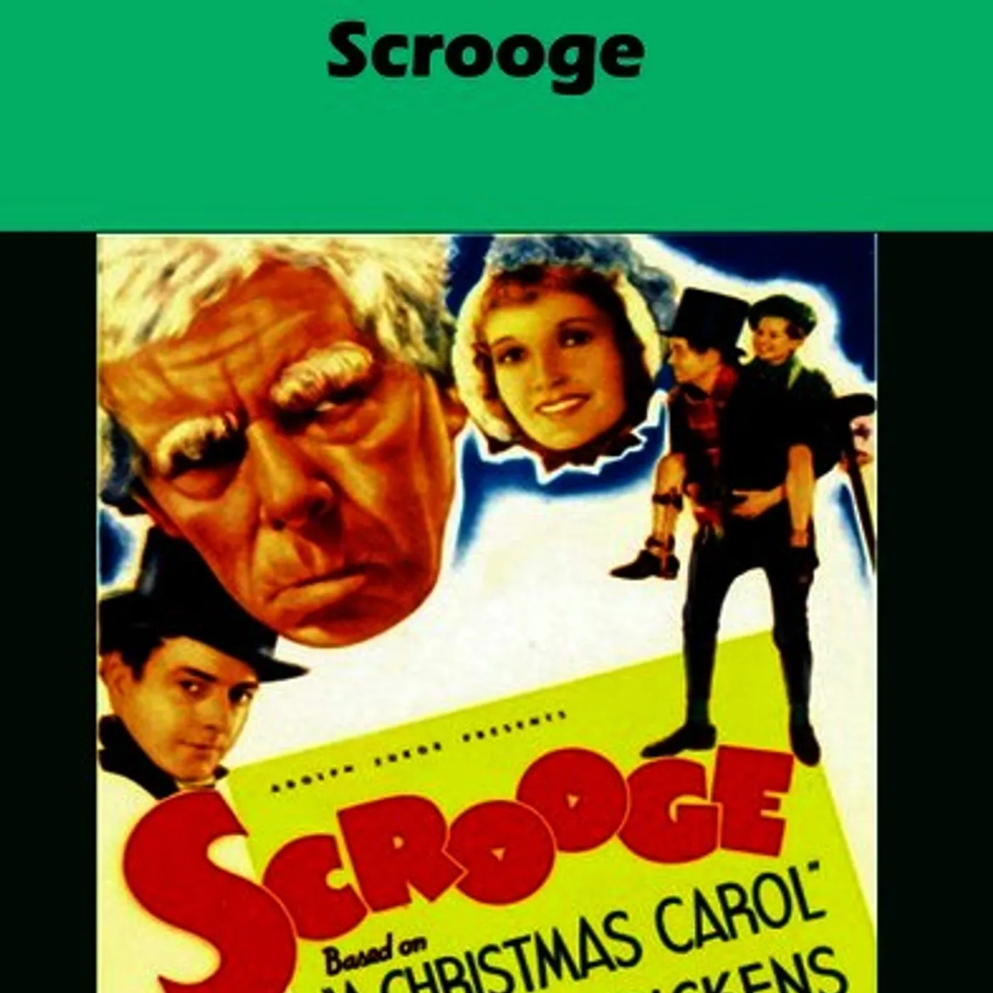 SCROOGE DVD
