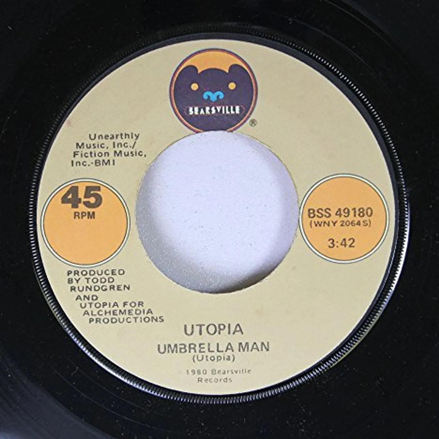 TODD RUNDREN'S UTOPIA Vinyl Record