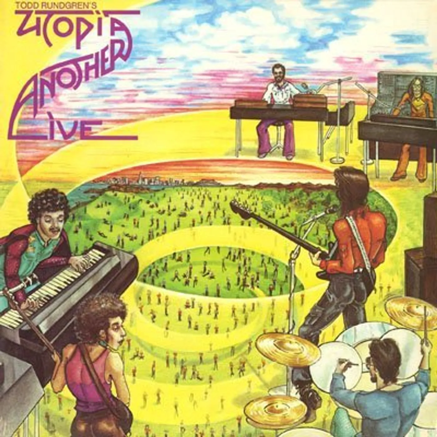 Utopia Another Live Vinyl Record