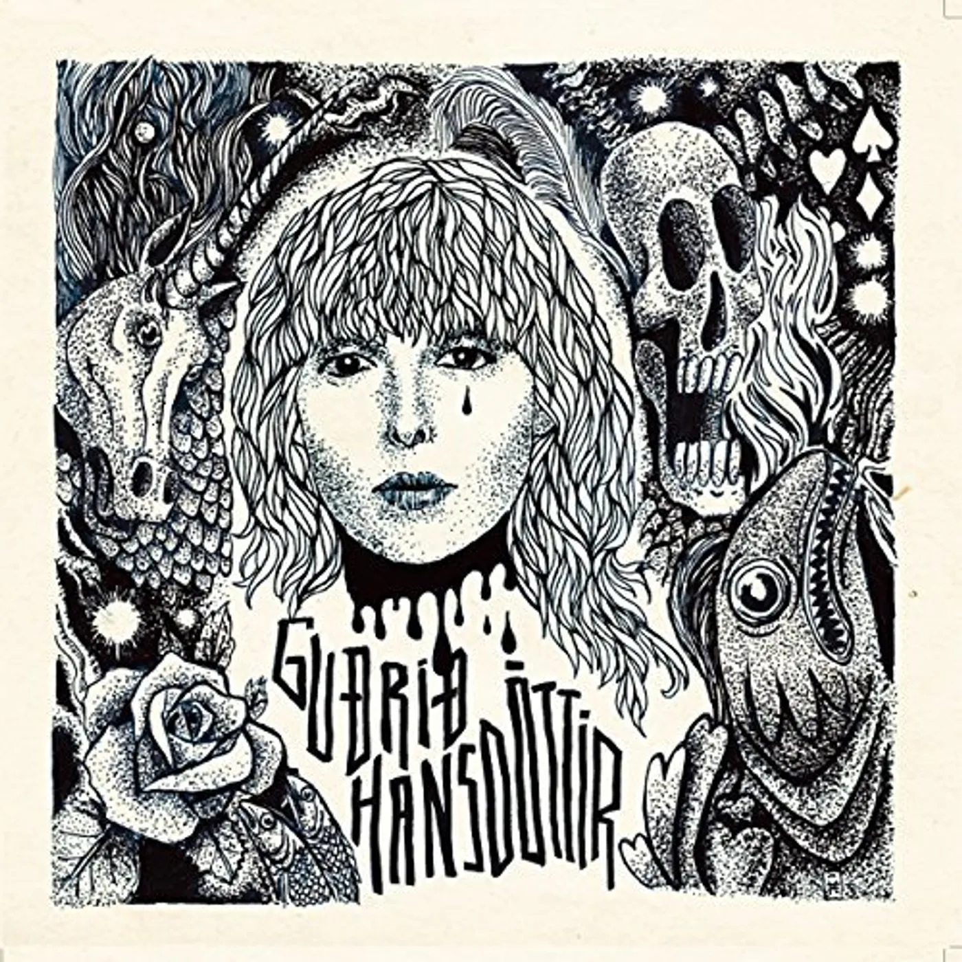 Gudrid Hansdottir LIVING WITH YOU IS A LOT LIKE DYING/ANIMAL Vinyl Record