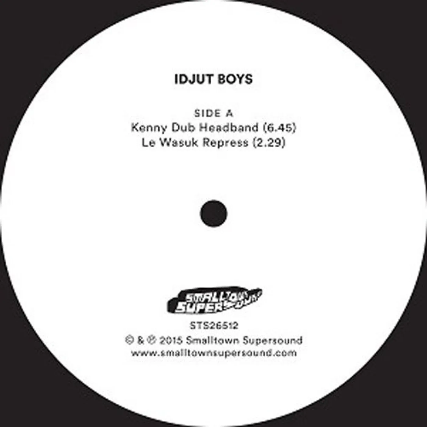Idjut Boys Kenny Dub Headband Vinyl Record