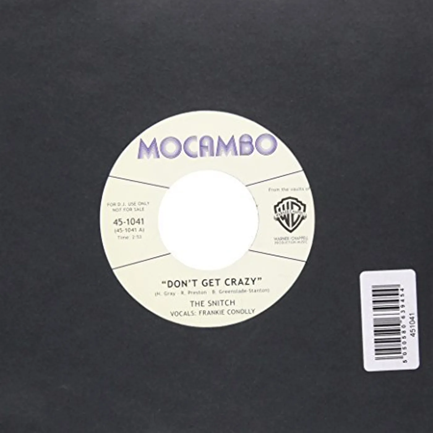 Snitch DON'T GET CRAZY Vinyl Record