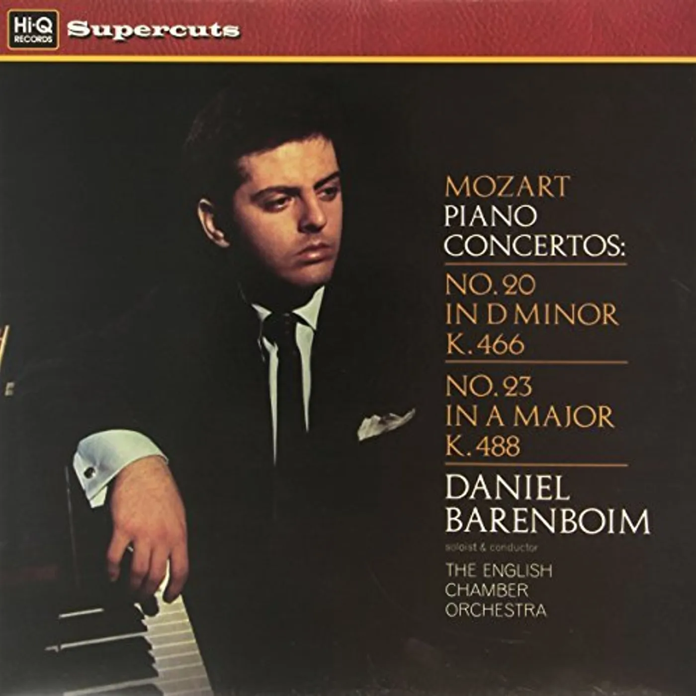Teresa Berganza/English Chamber Orchestra/Daniel Barenboim MOZART PIANO CONCERTOS Vinyl Record