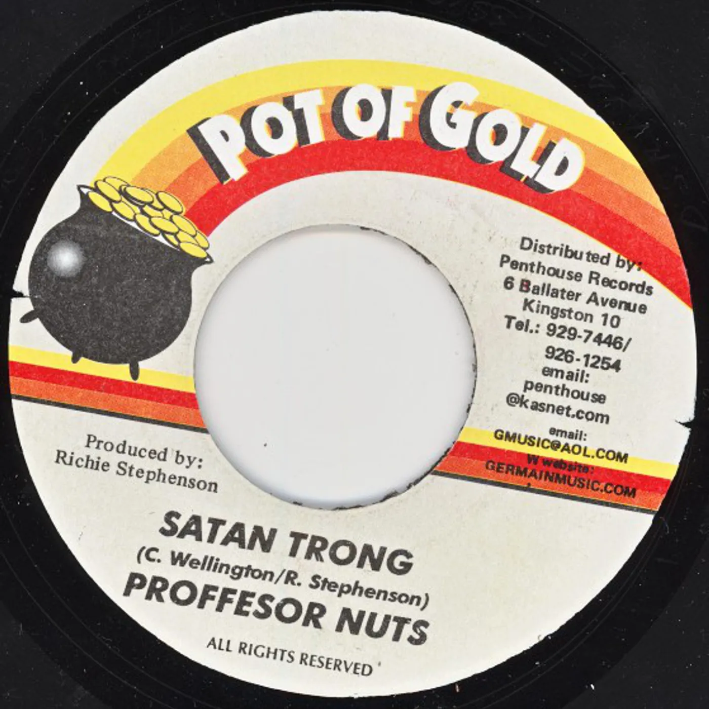 Professor Nuts SATAN STRONG Vinyl Record
