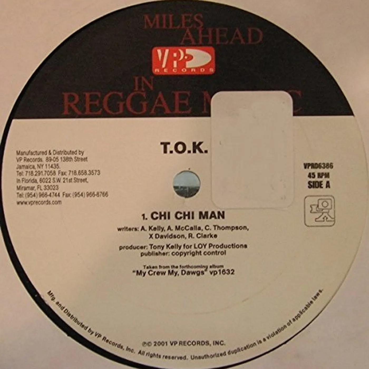 T.O.K. Chi Chi Man Vinyl Record