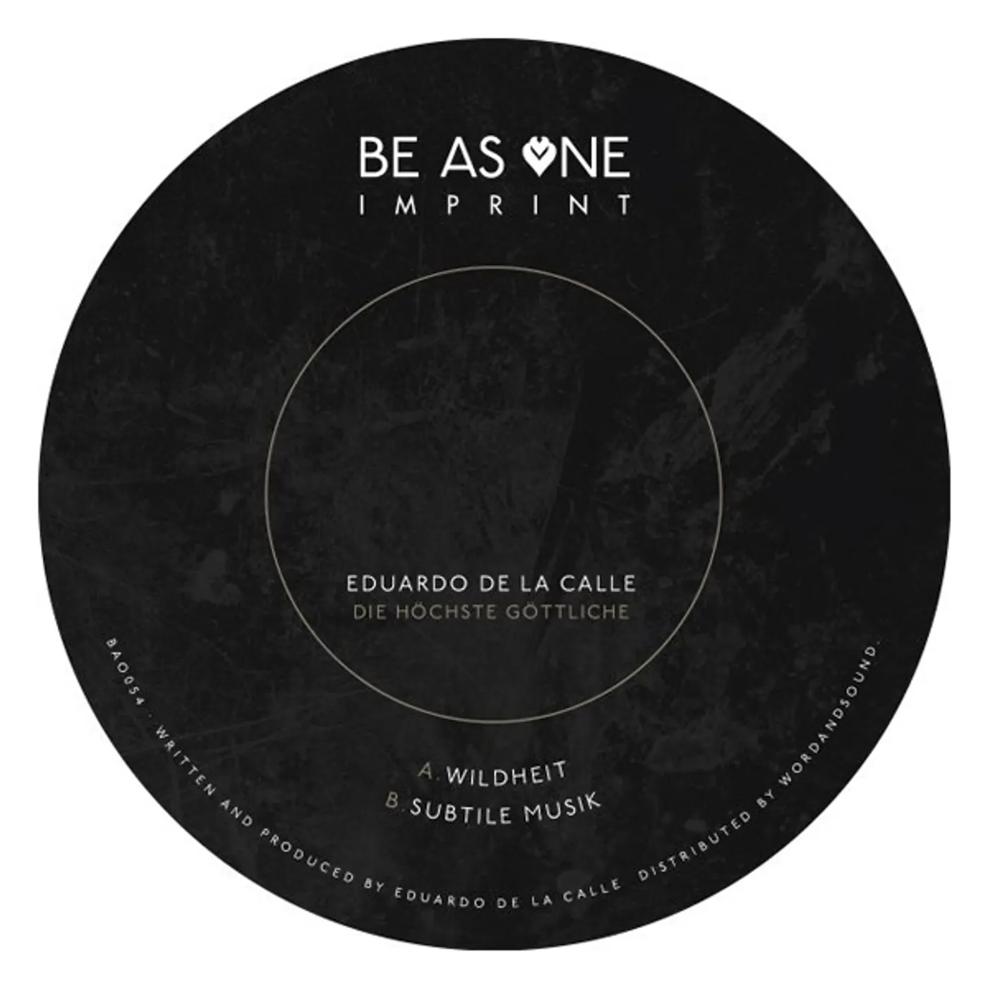Eduardo De la Calle DIE HOCHSTE GOTTLICHE Vinyl Record