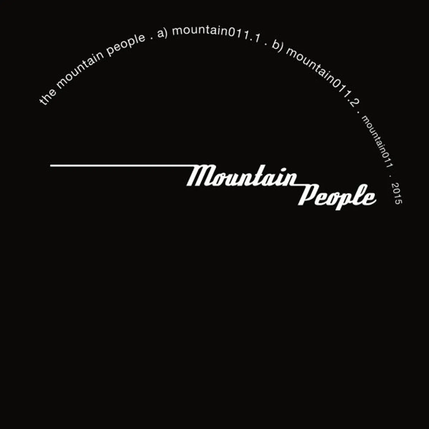 The Mountain People MOUNTAIN011 Vinyl Record