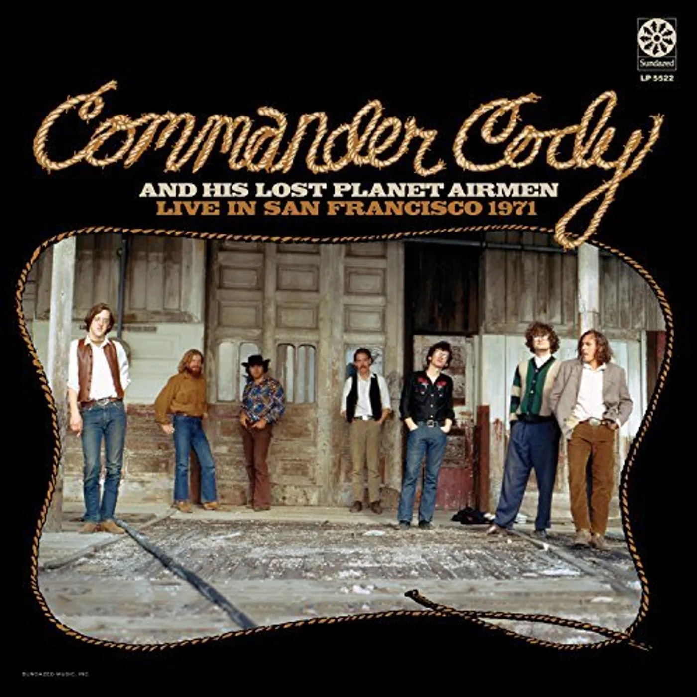 Commander Cody and His Lost Planet Airmen LIVE IN SAN FRANCISCO 1971 Vinyl Record