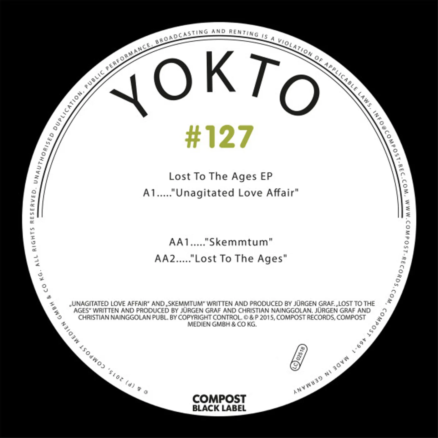 YOKTO LOST TO THE AGES Vinyl Record