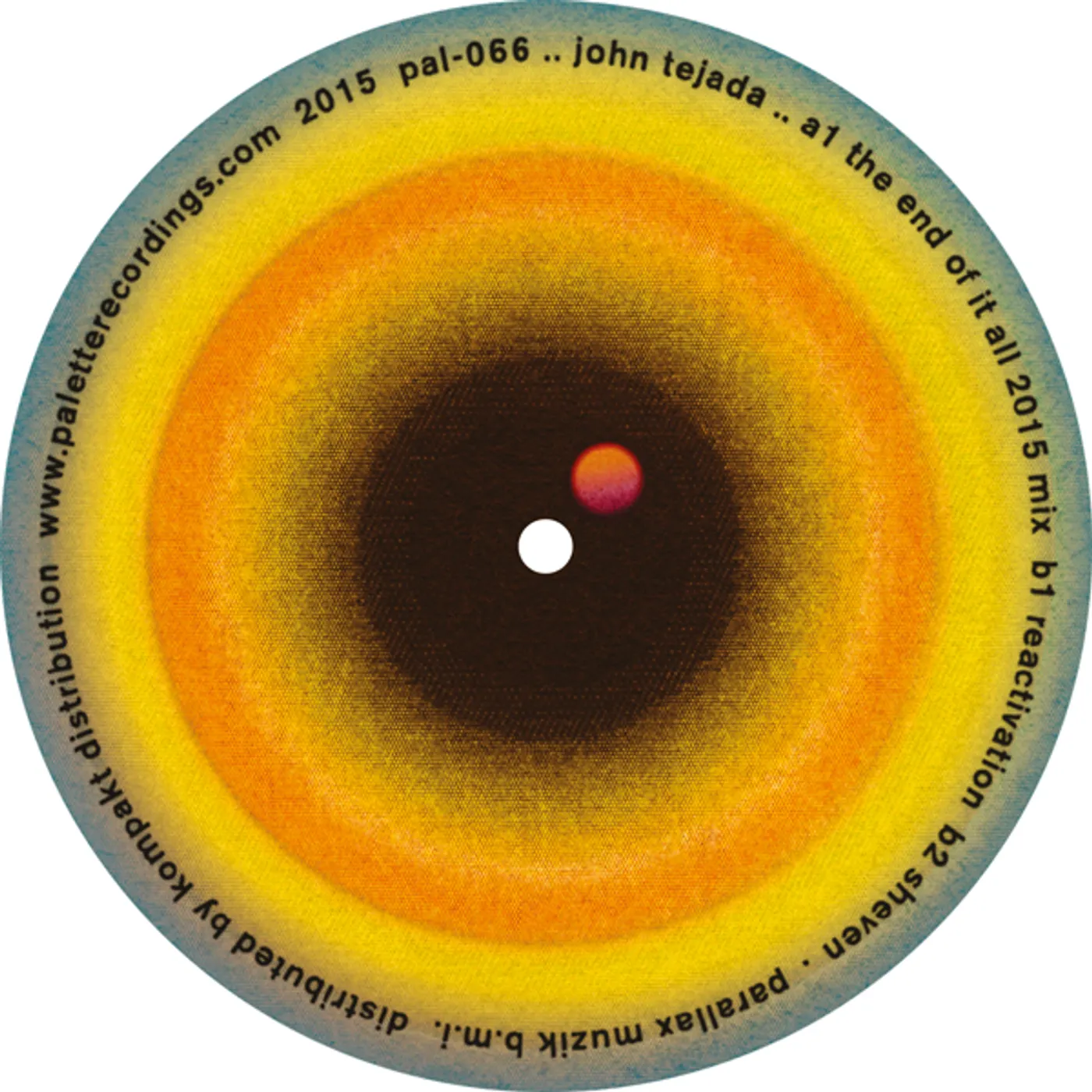 John Tejada END OF IT ALL 2015 MIX Vinyl Record