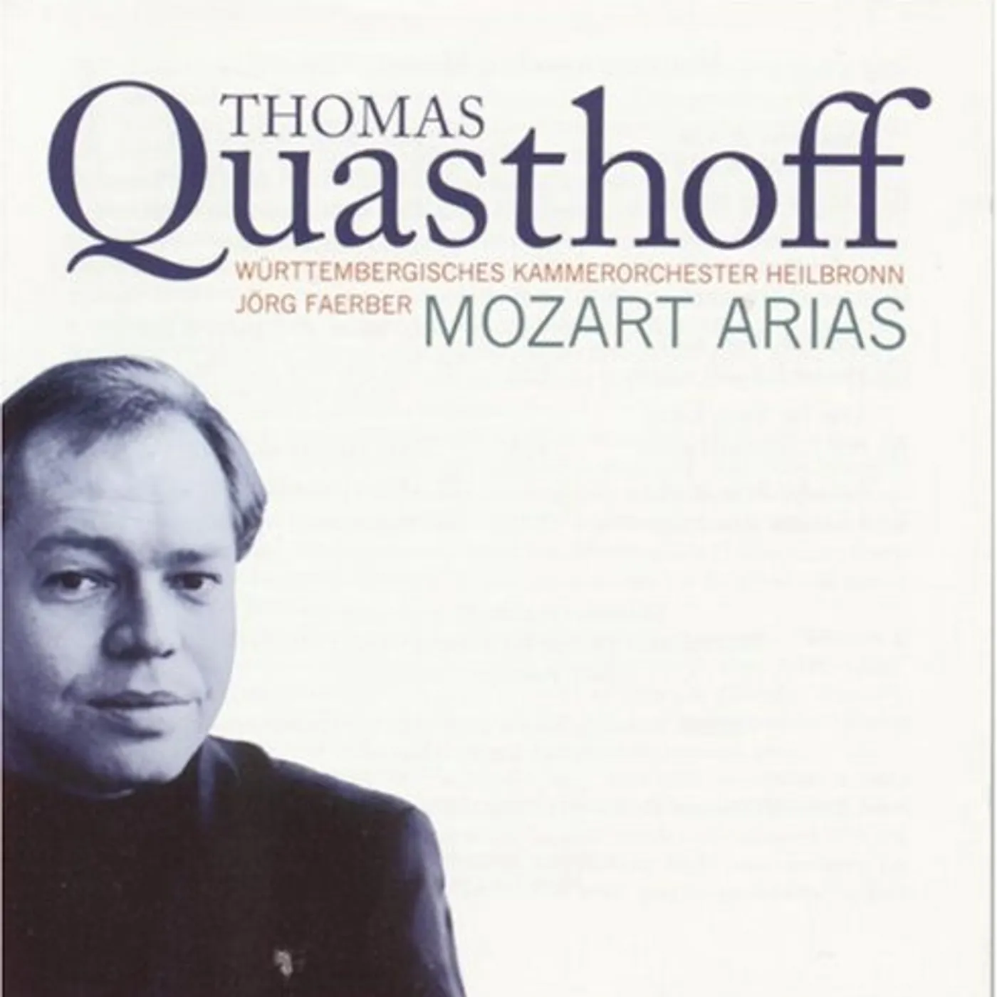 Thomas Quasthoff MOZART ARIAS CD