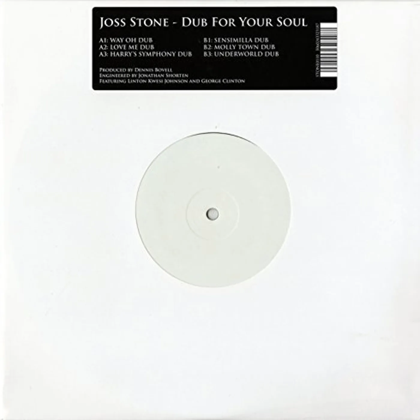 Joss Stone DUB FOR YOUR SOUL Vinyl Record