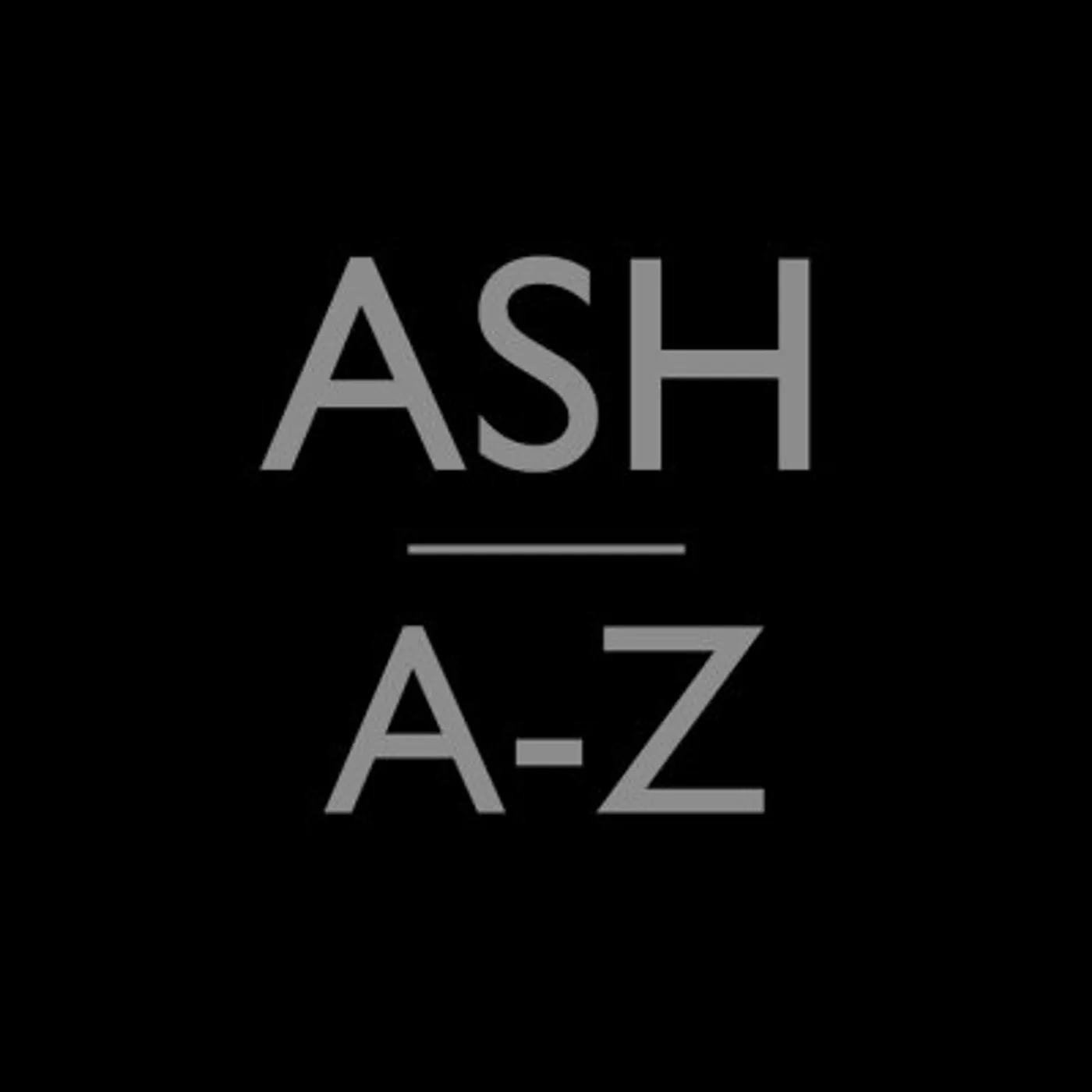 Ash A-Z SERIES Vinyl Record