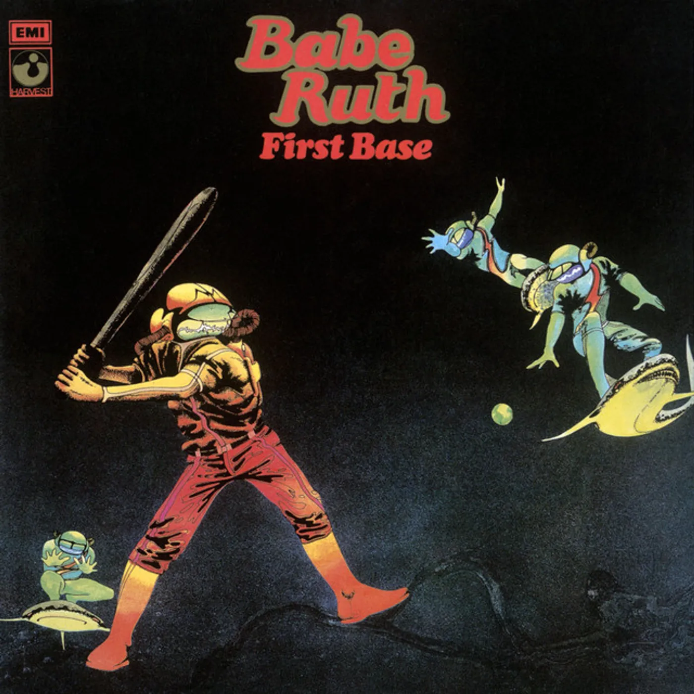 Babe Ruth FIRST BASE Vinyl Record - Italy Release