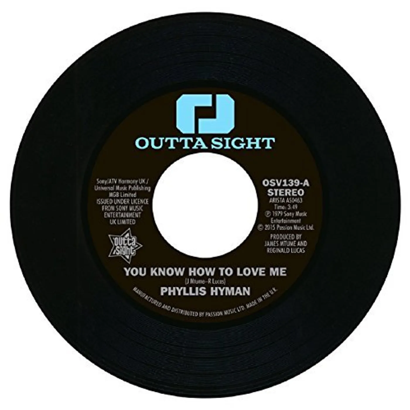 Phyllis Hyman YOU KNOW HOW TO LOVE ME/UNDER YOUR SPELL Vinyl Record