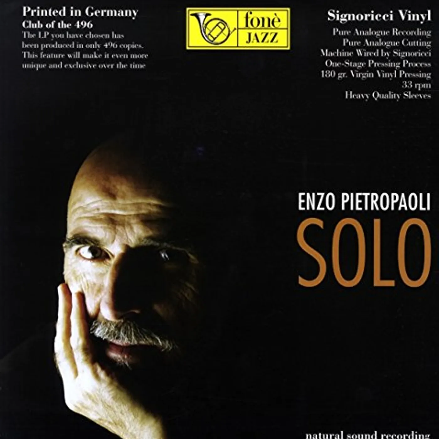 Enzo Pietropaoli Solo Vinyl Record