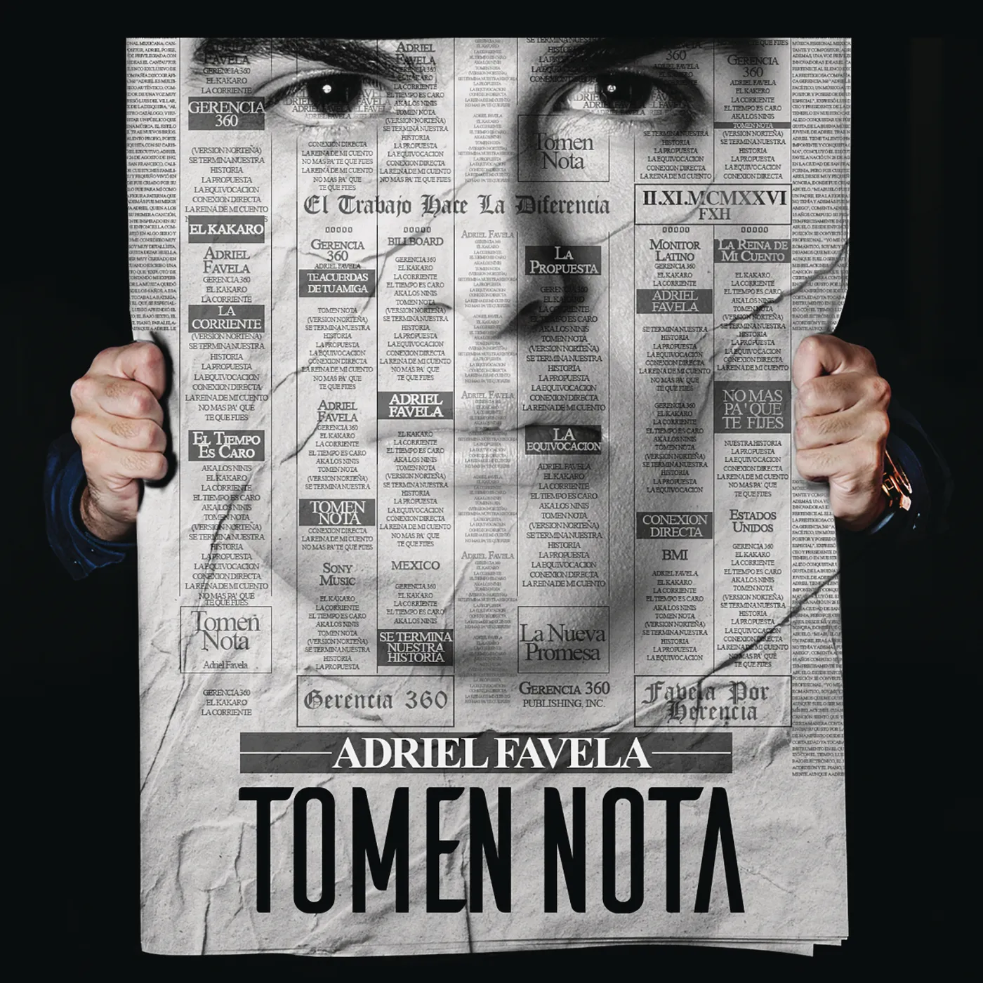 Adriel Favela TOMEN NOTA CD