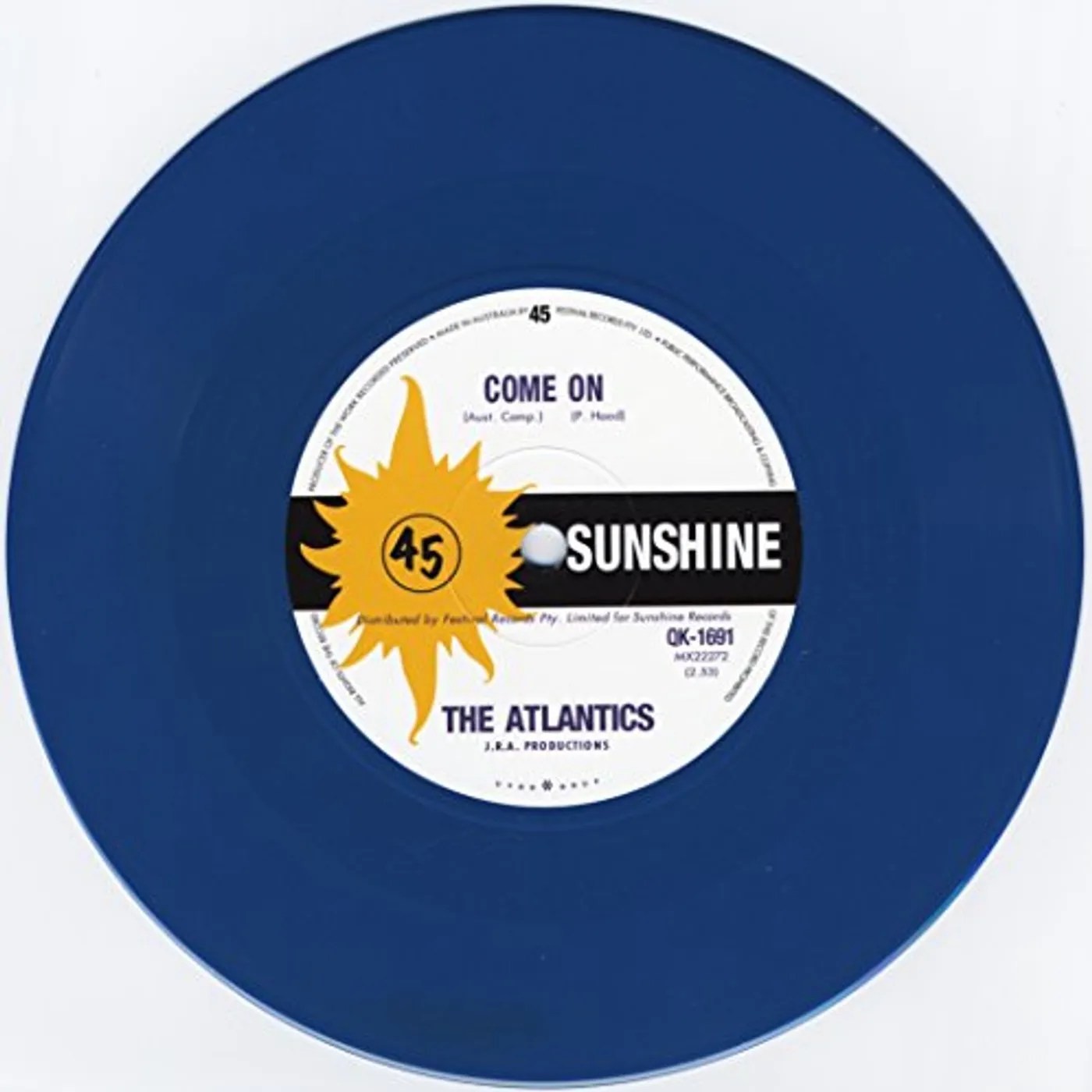 Atlantics COME ON/YOU TELL ME WHY Vinyl Record