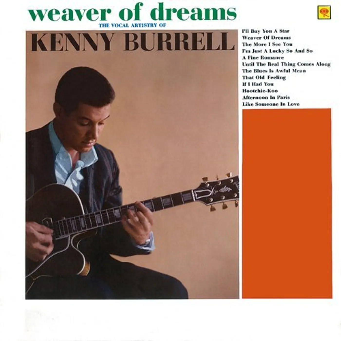 Kenny Burrell WEAVER OF DREAMS CD