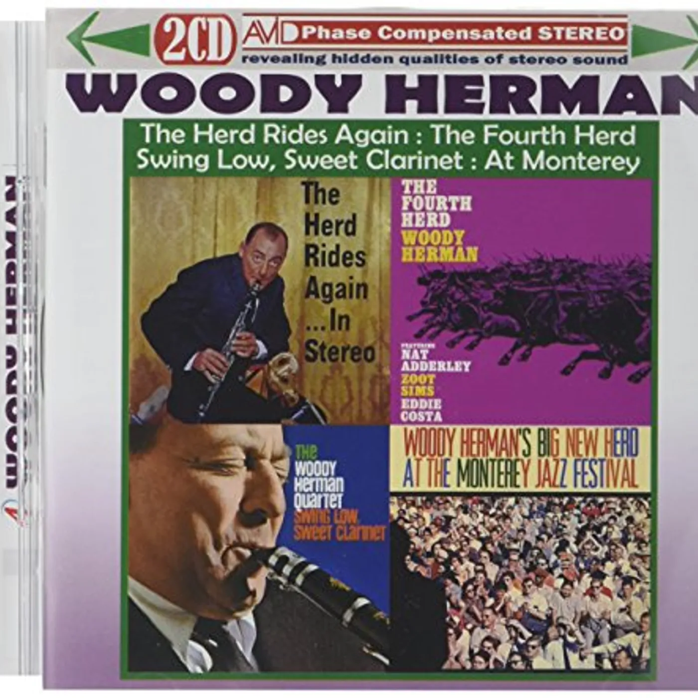 Woody Herman HERD RIDES AGAIN IN STEREO / FOURTH HERD / SWING CD