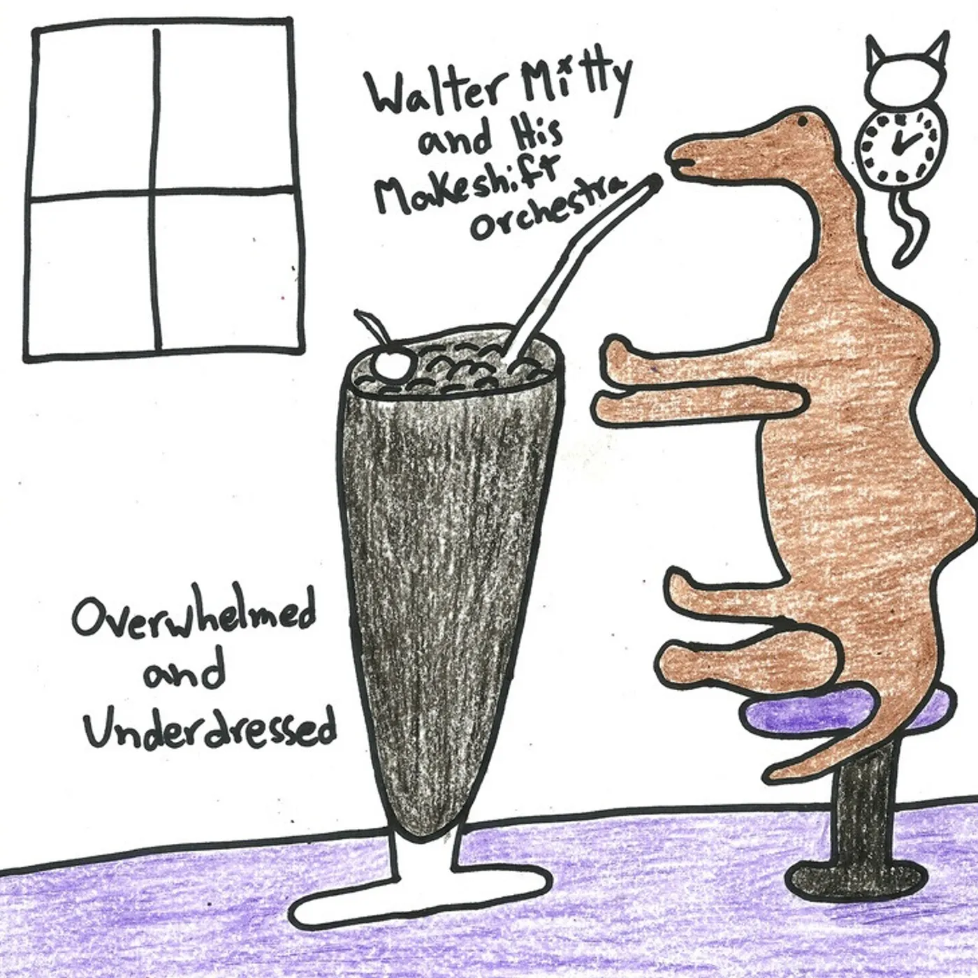 Walter Mitty and His Makeshift Orchestra Overwhelmed and Underdressed Vinyl Record