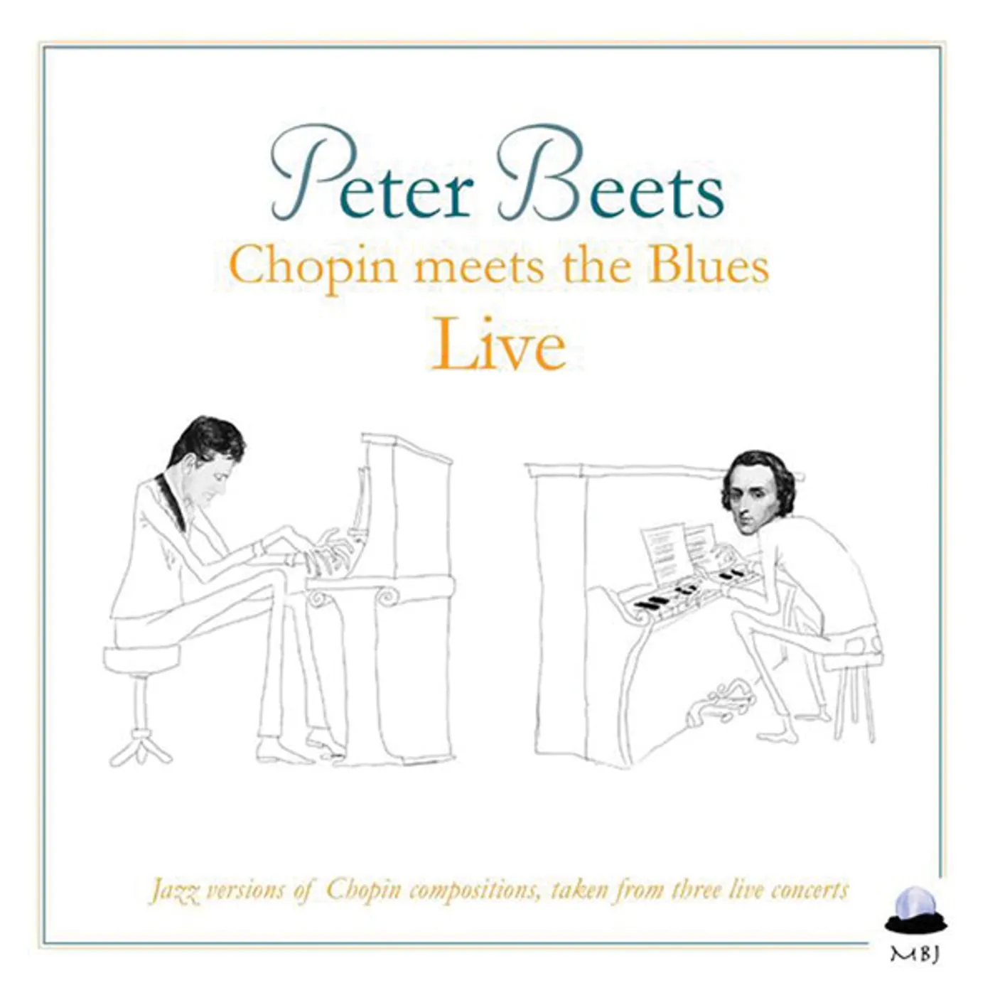 Peter Beets CHOPIN MEETS THE BLUES LIVE CD