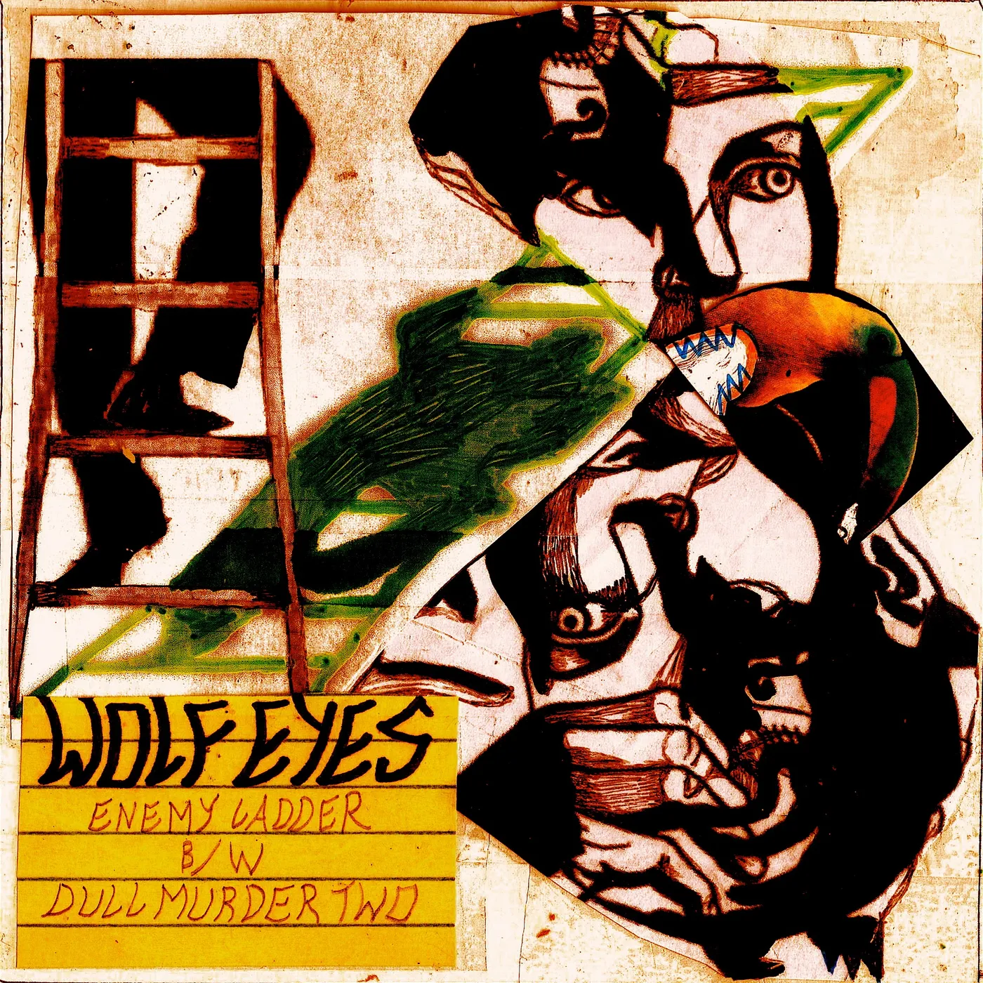 Wolf Eyes ENEMY LADDER / DULL MURDER TWO Vinyl Record