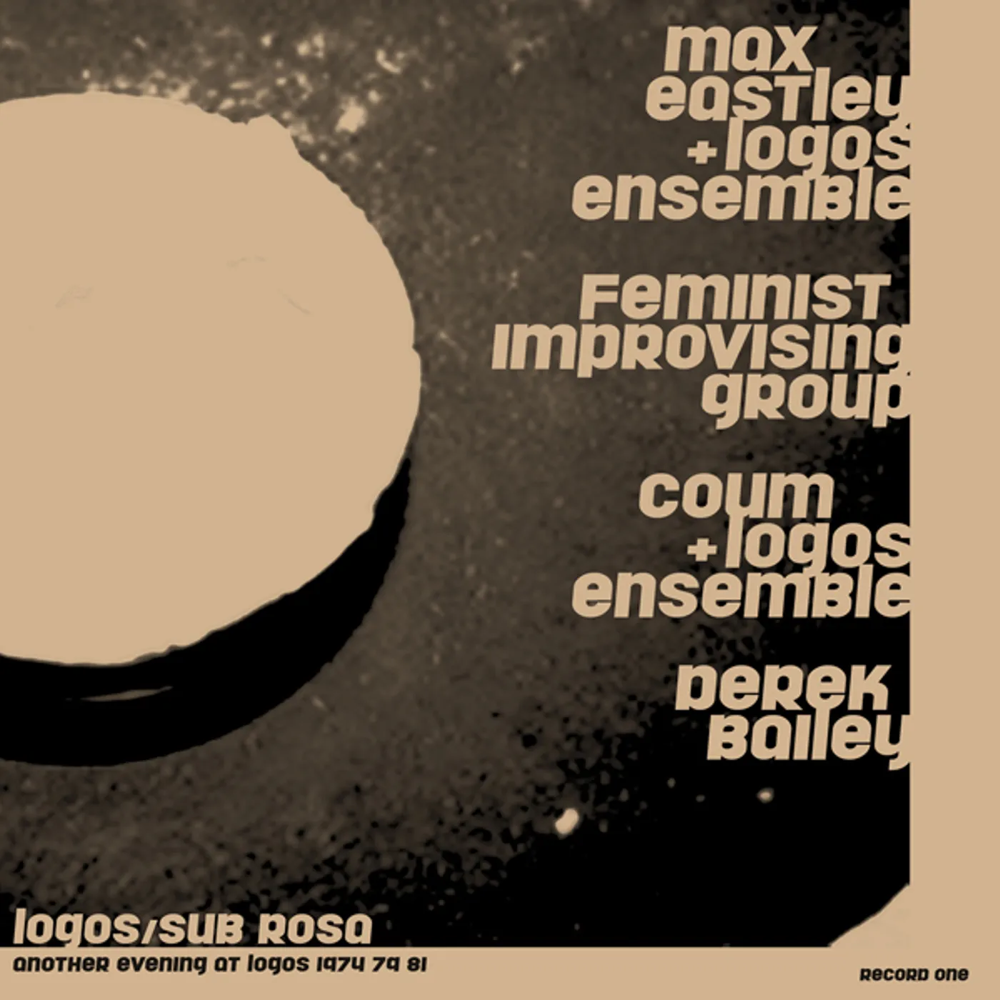 Max Eastley / Derek Bailey / Coum / Feminist ANOTHER EVENING AT LOGOS 1974/79/81 Vinyl Record