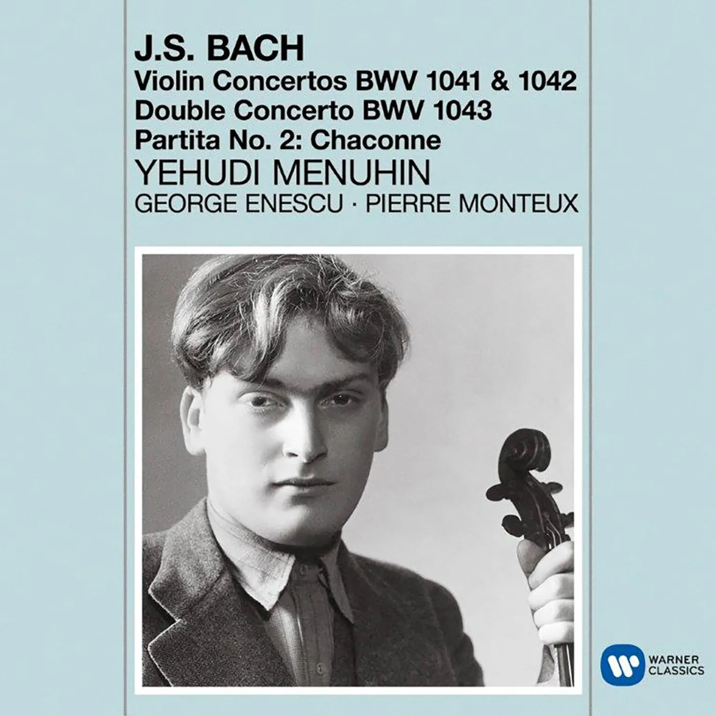 Yehudi Menuhin BACH: VIOLIN CONCERTOS - CHACONNE CD