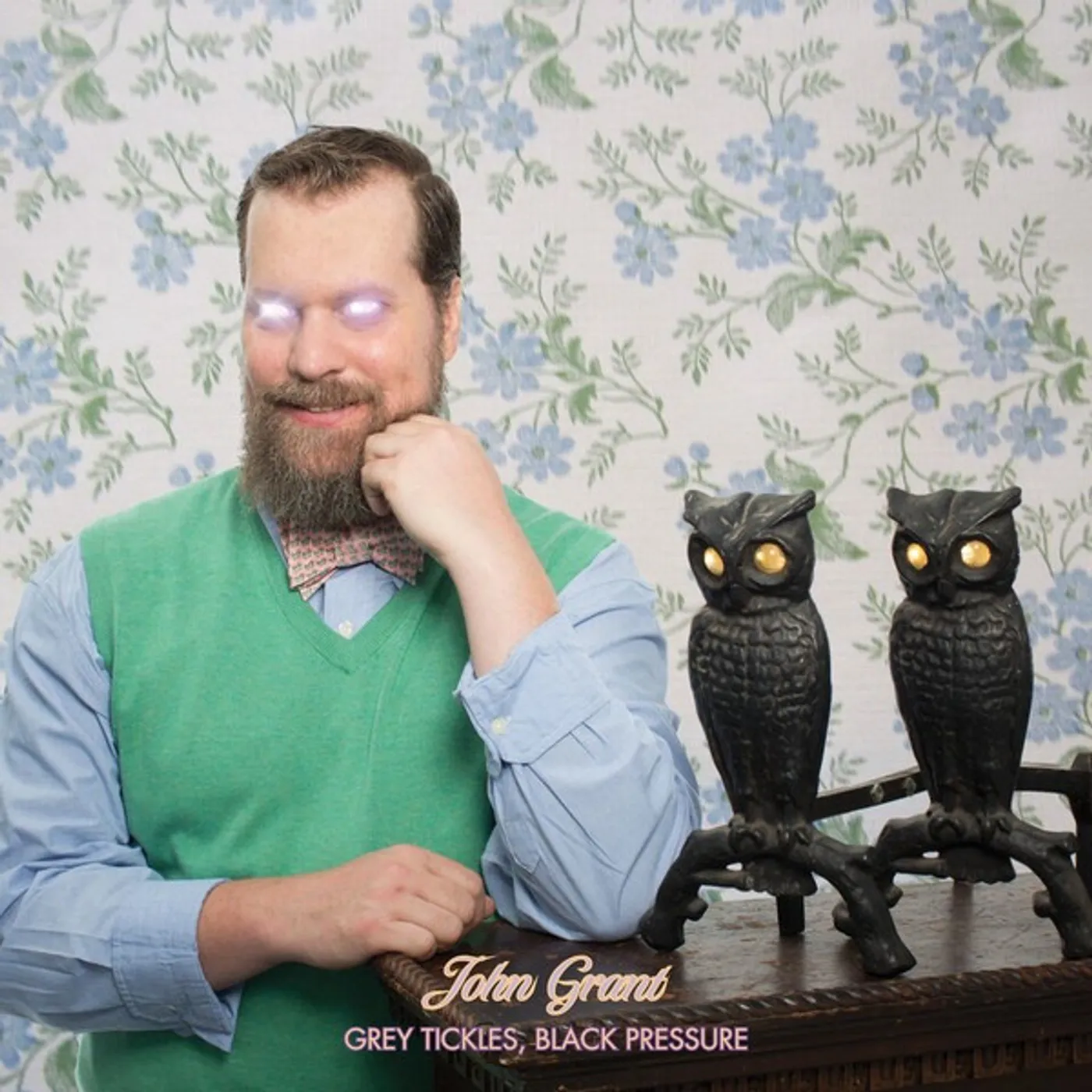 John Grant GREY TICKLES BLACK PRESSURE Vinyl Record - UK Release