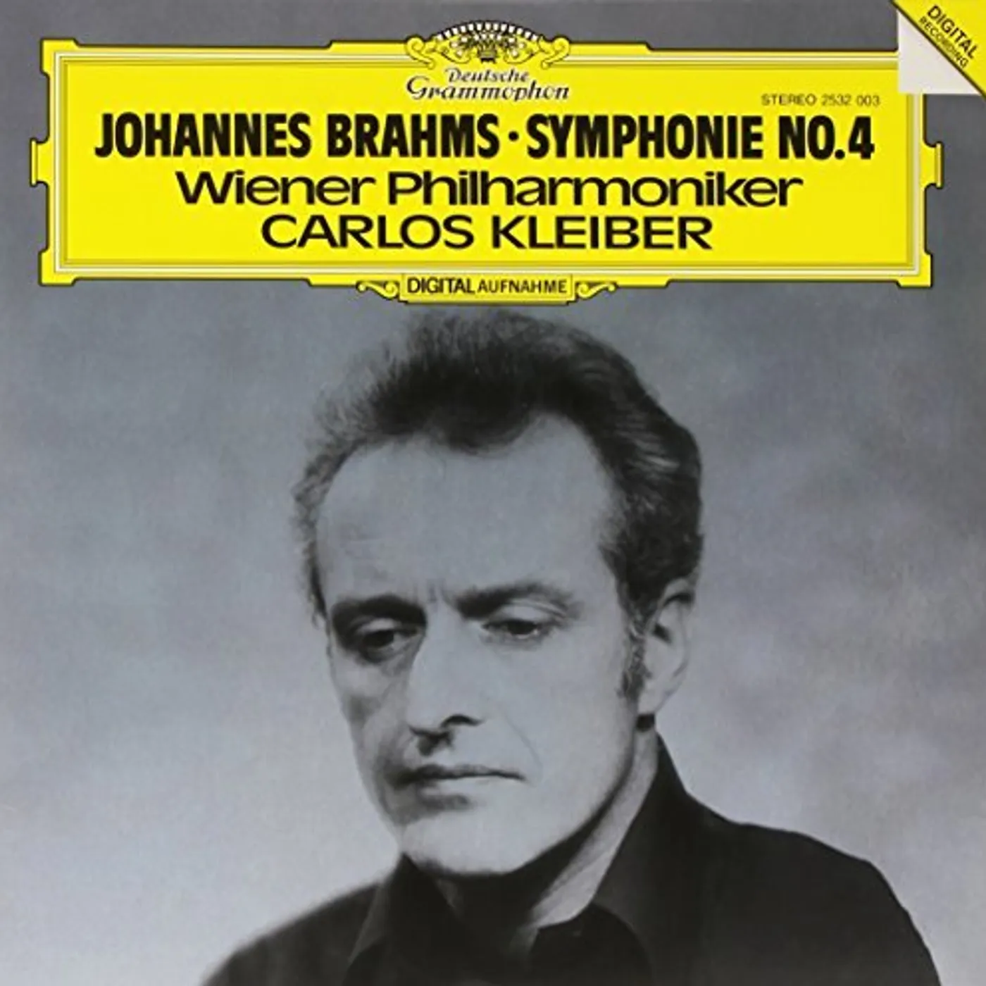 BRAHMS / KLEIBER / WIENER PHILHARMONIKER BRAHMS: SYMPHONY NO 4 Vinyl Record
