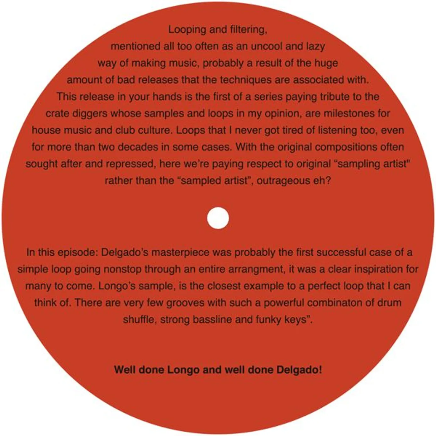 Ditongo SAME OLD SAMPLES (VOL. 1) Vinyl Record