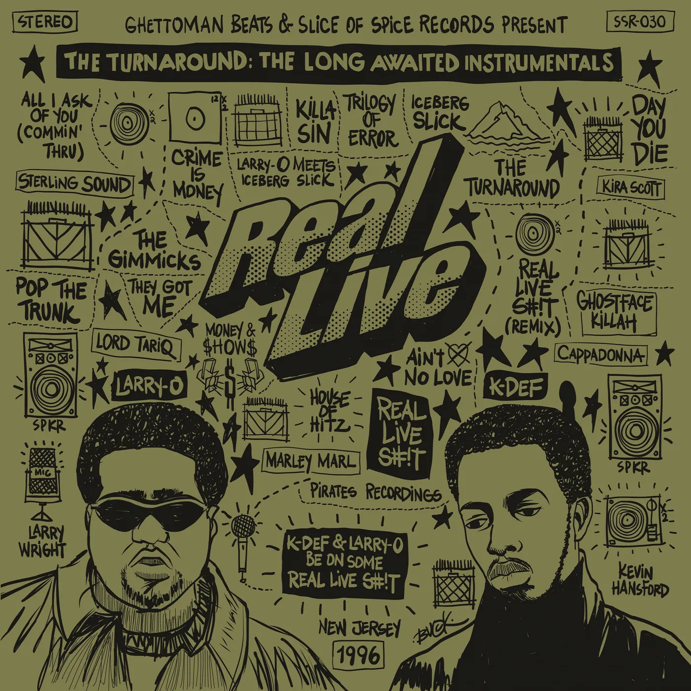 Real Live TURNAROUND: LONG AWAITED INSTRUMENTALS Vinyl Record