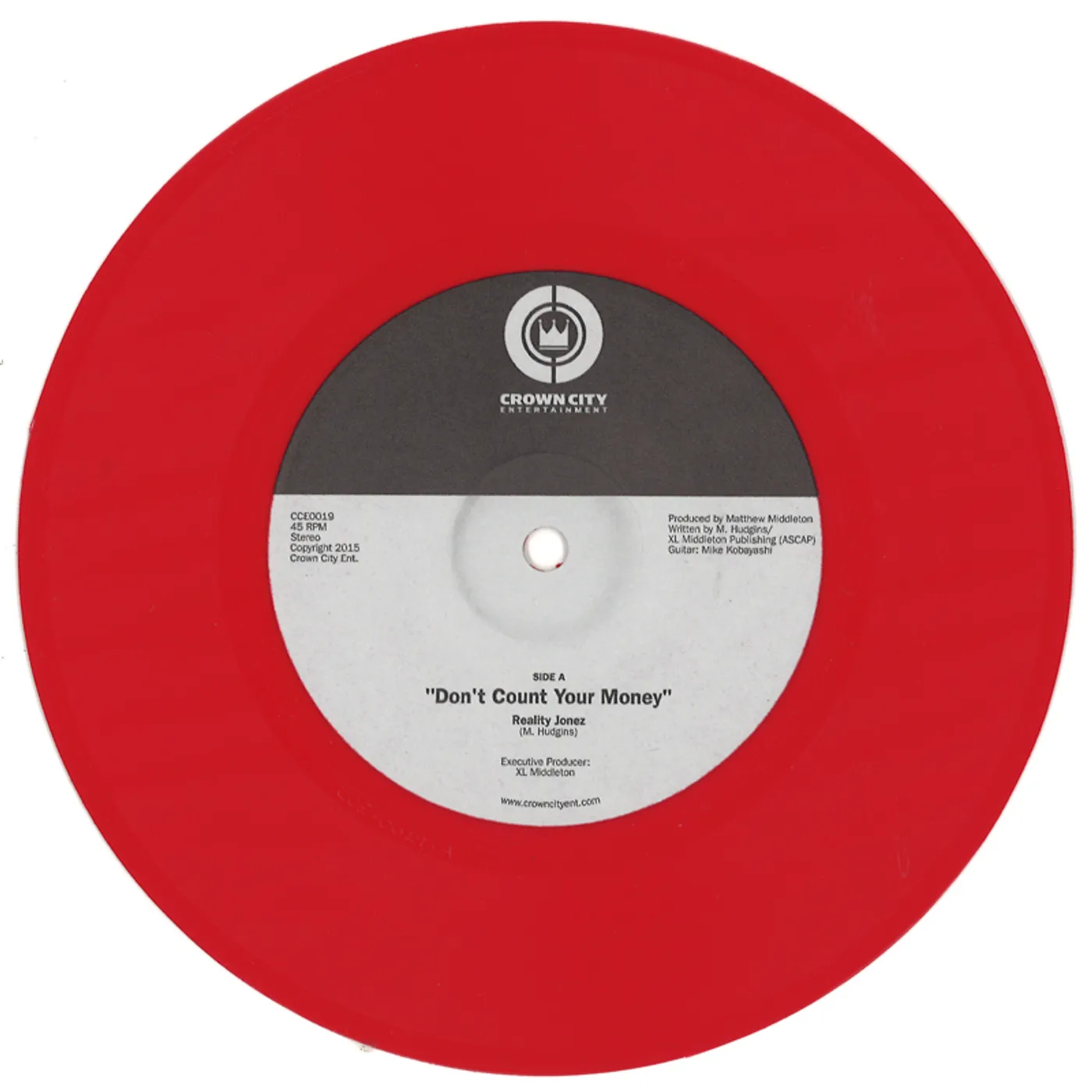 Reality Jonez DON'T COUNT YOUR MONEY / JUST NOT THAT GIRL Vinyl Record