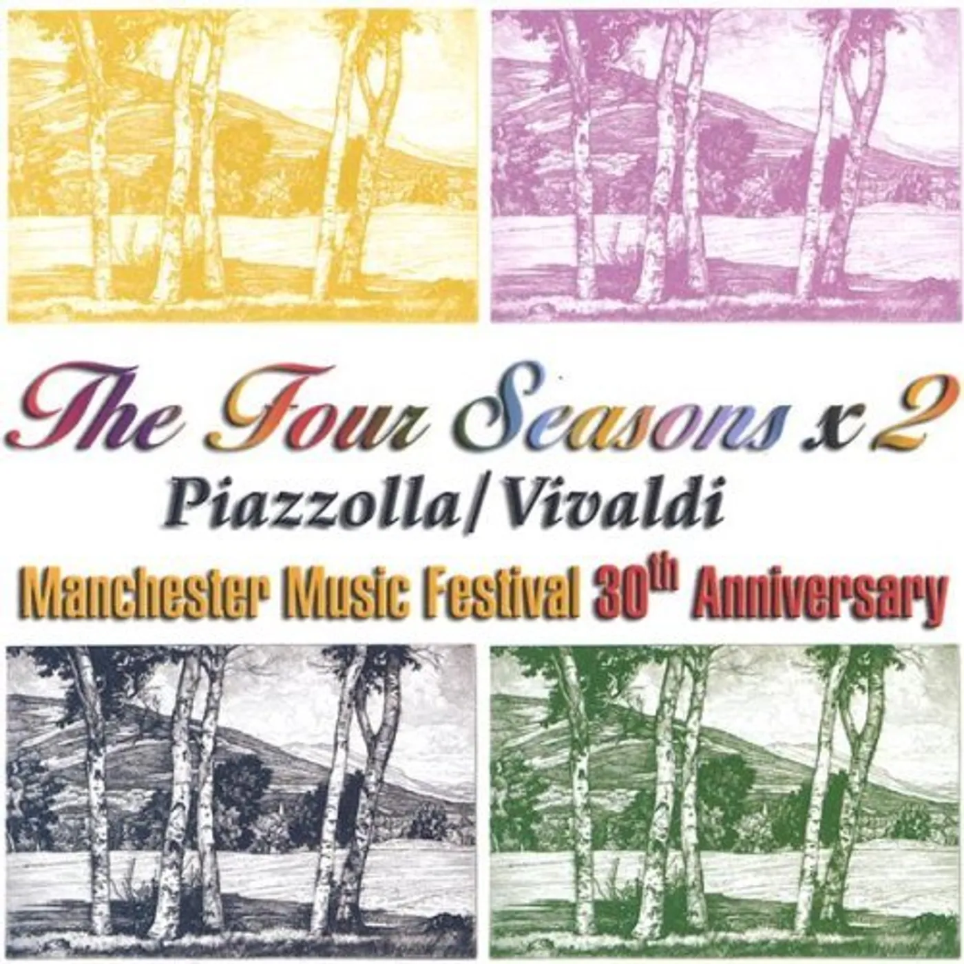 Manchester Music Festival Orchestra FOUR SEASONS X 2 VIVALDI / PIAZZOLLA CD
