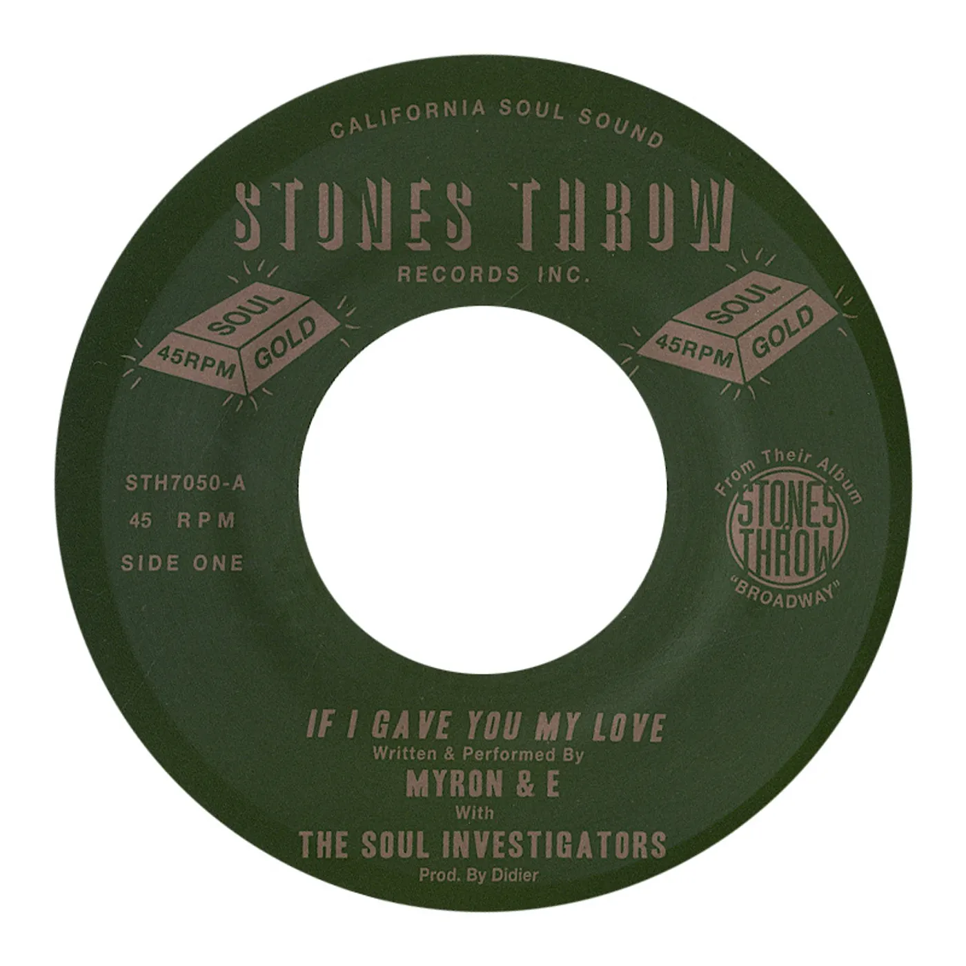 Myron & E IF I GAVE YOU MY LOVE Vinyl Record