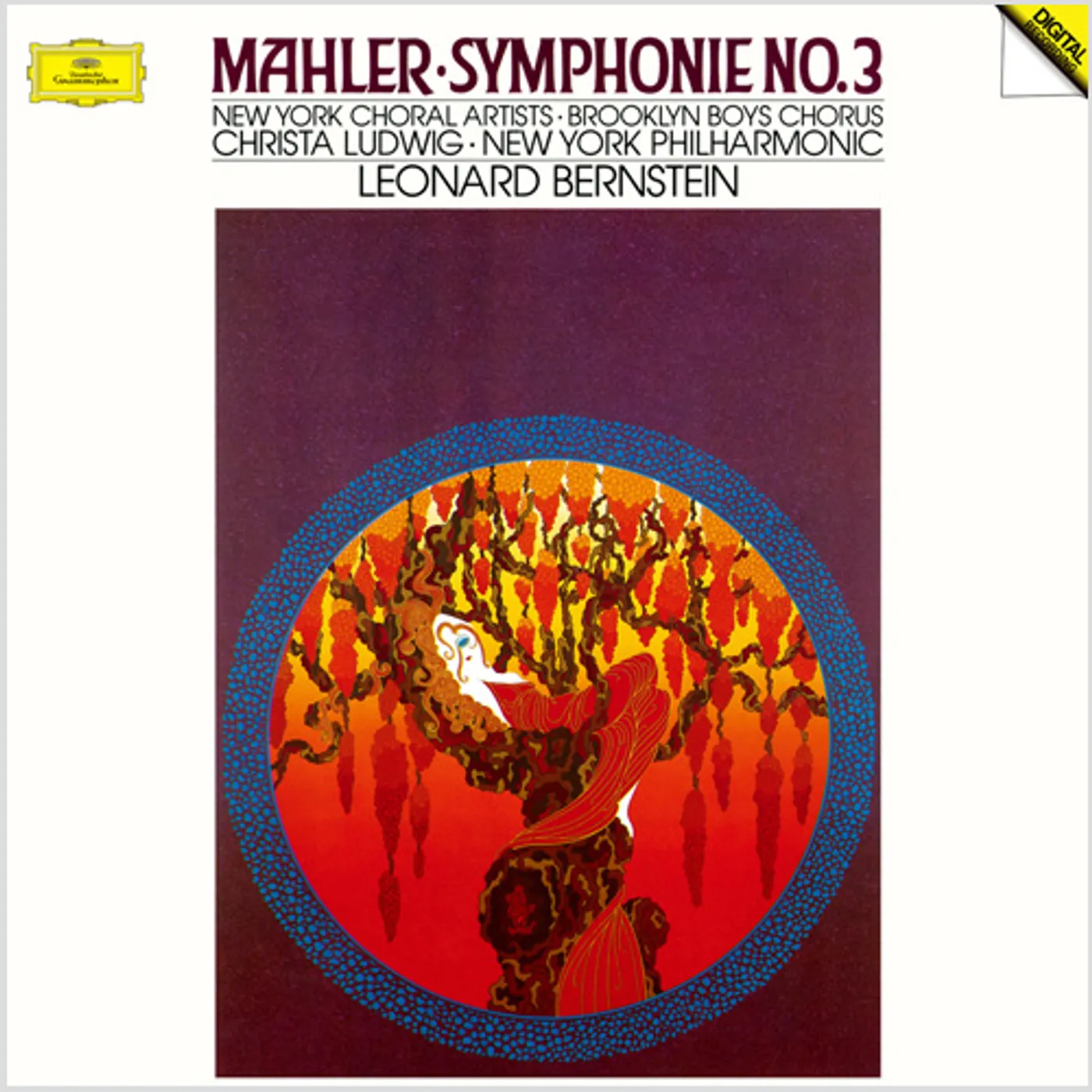 New York Philharmonic;Leonard Bernstein MAHLER: SYMPHONIE NO. 3 Vinyl Record