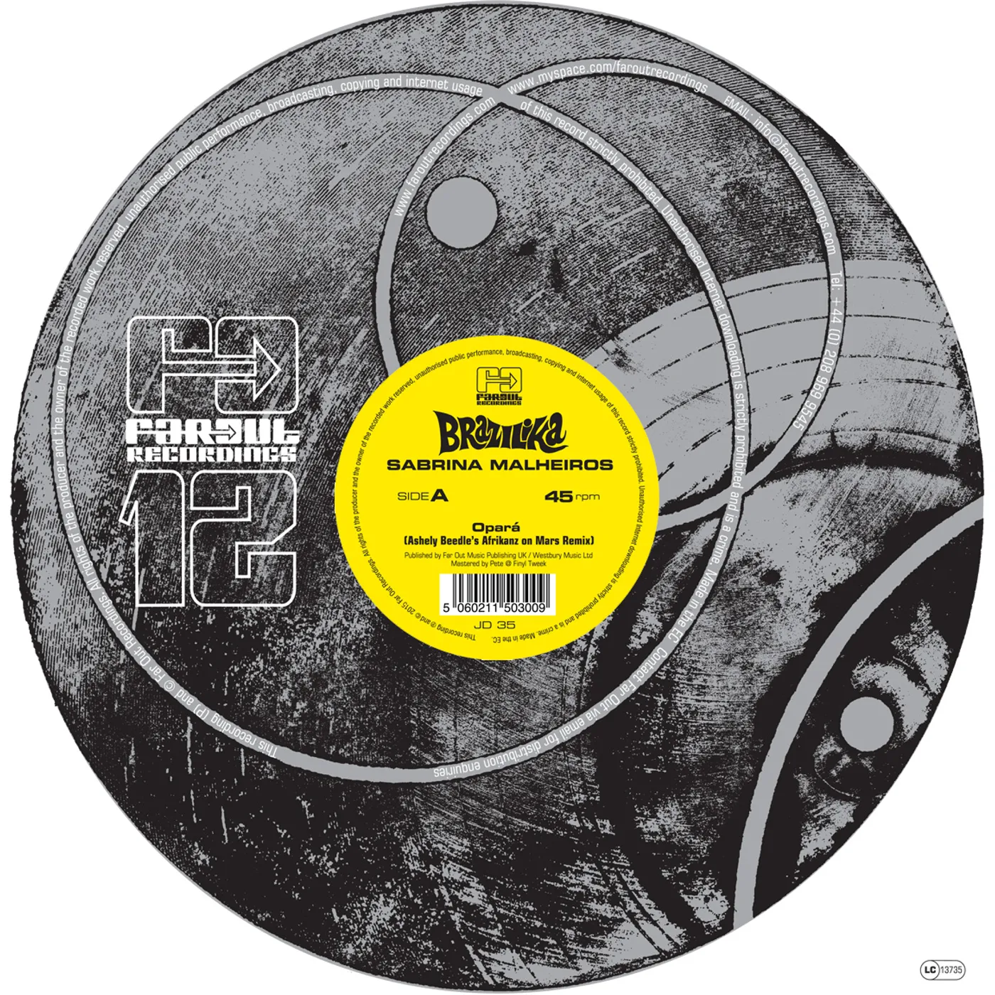 Ashley Beedle AFIKANZ ON MARS REMIXES Vinyl Record