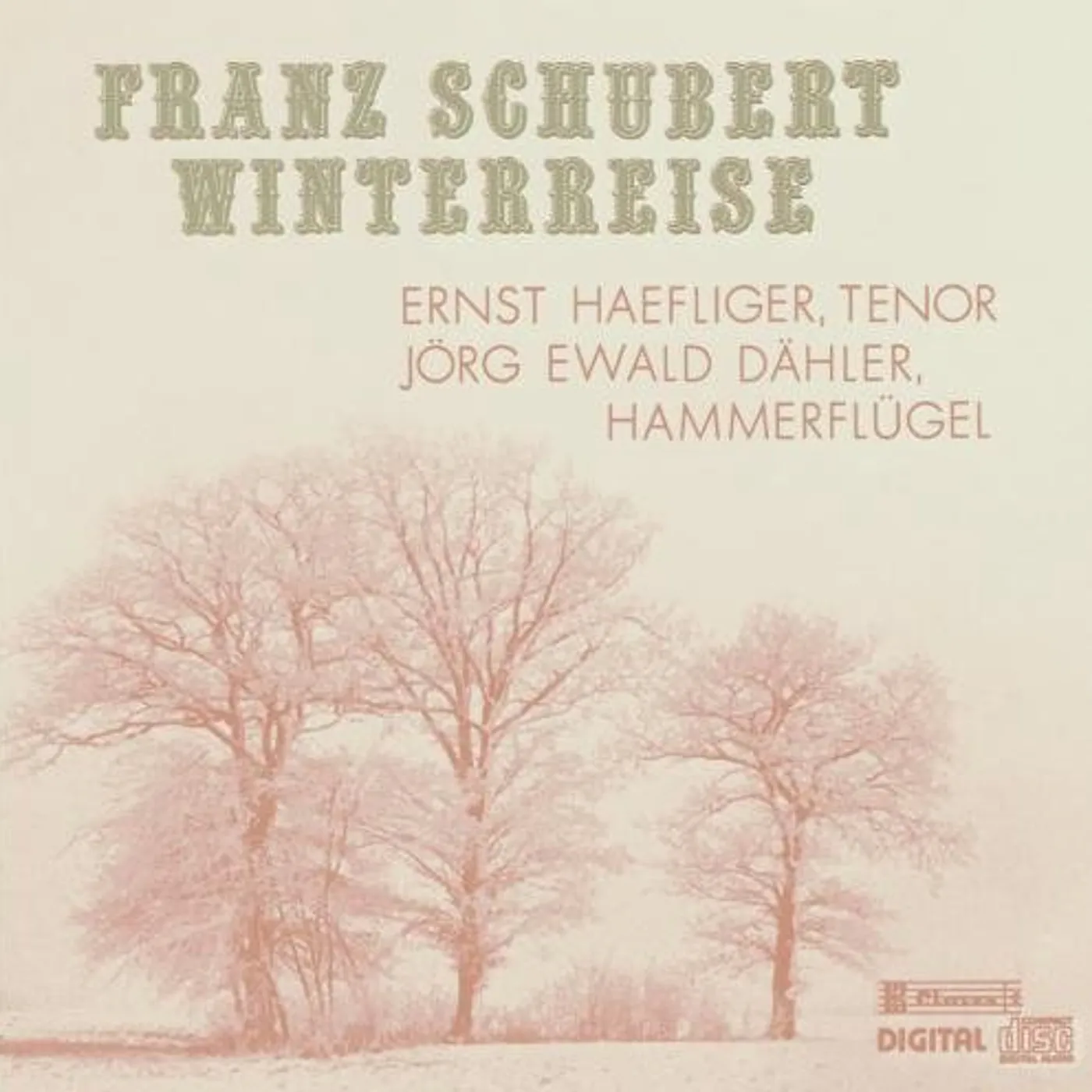 Ernst Haefliger SCHUBERT: WINTERREISE CD