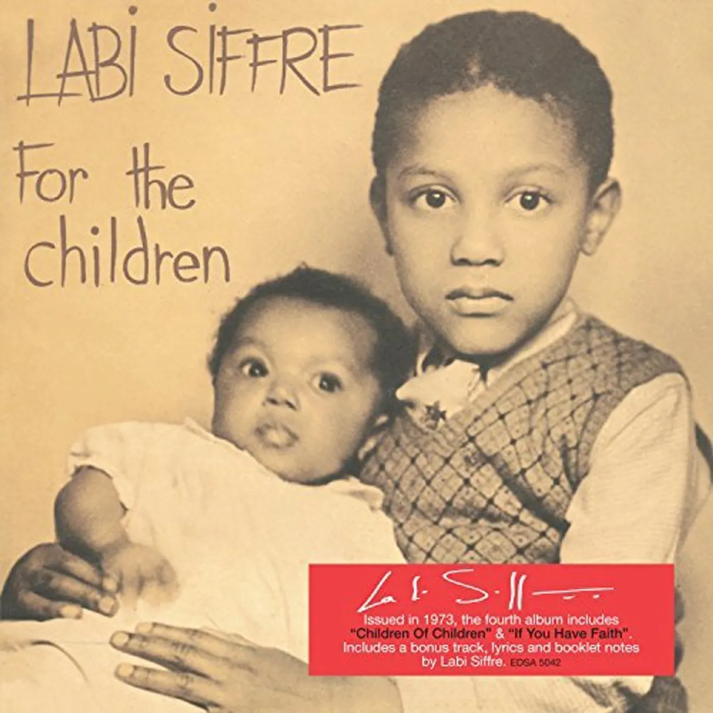 Labi Siffre FOR THE CHILDREN CD
