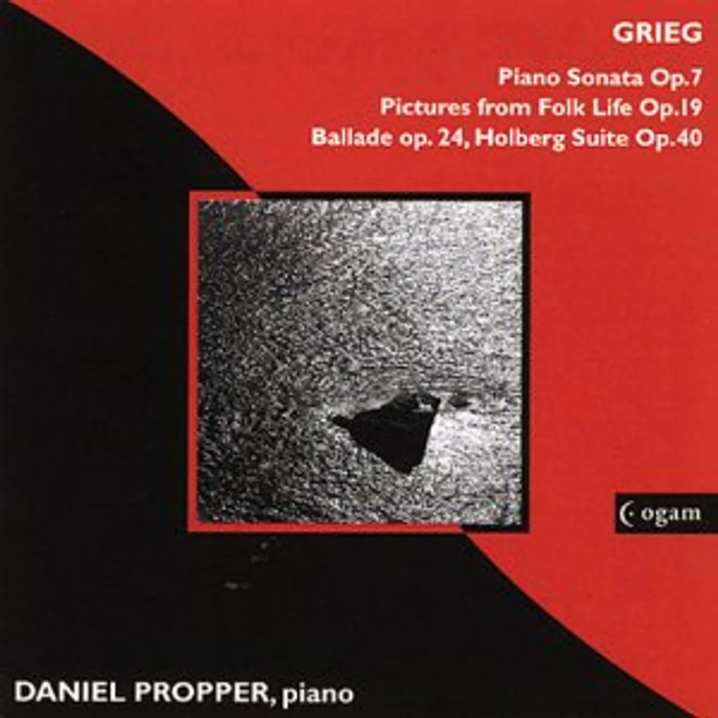 Edvard Grieg PIANO SONATA- PROPPER CD
