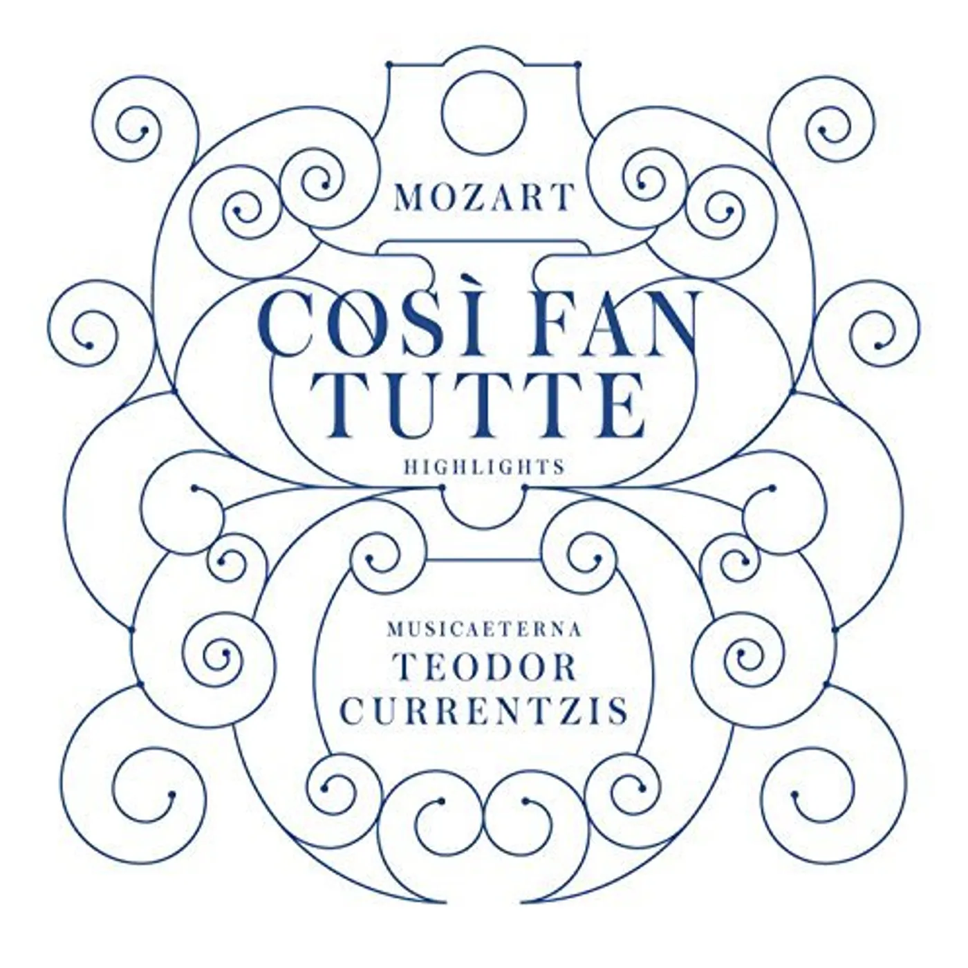Teodor Currentzis MOZART: COSI FAN TUTTE (HIGHLIGHTS) CD